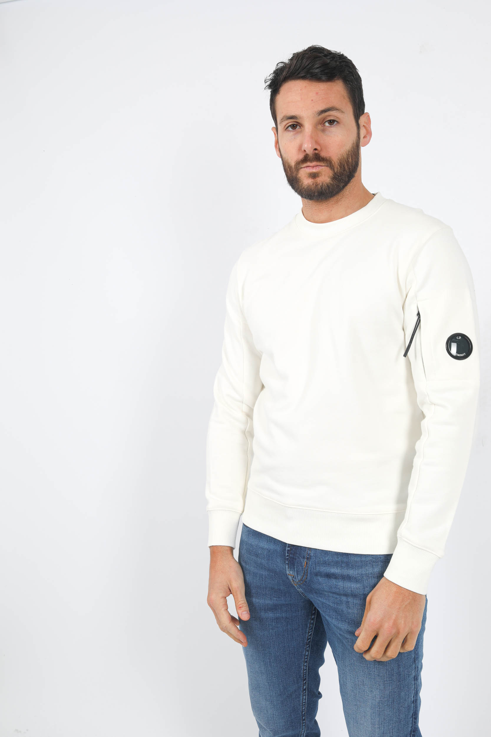 SWEAT C.P COMPANY BLANC S022A-103