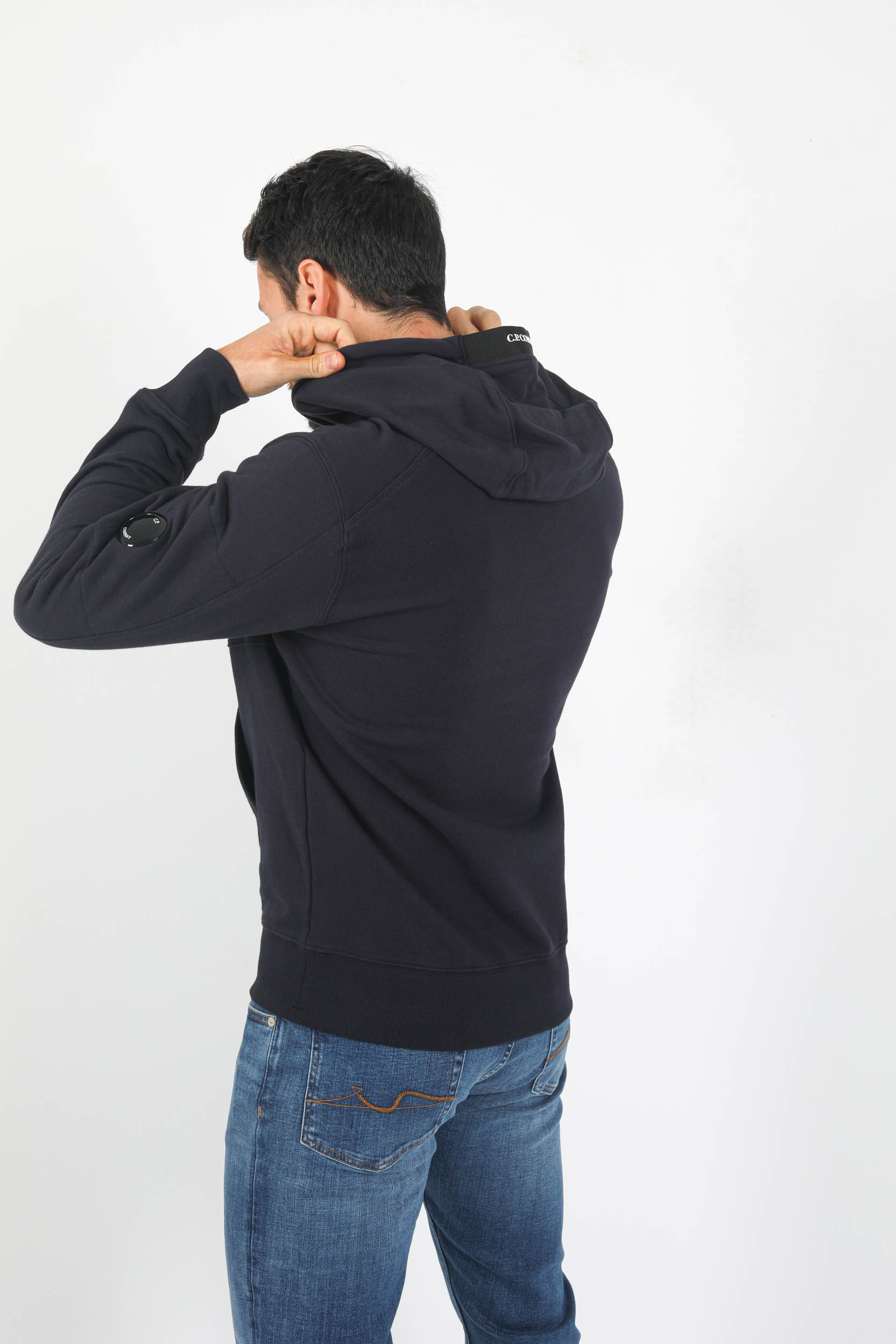 SWEAT A CAPUCHE C.P COMPANY MARINE S023A-888