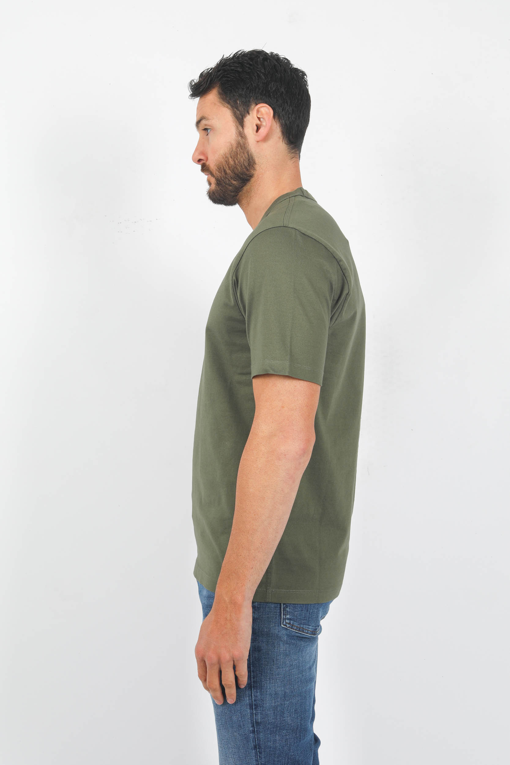 T-SHIRT C.P COMPANY KAKI MARIN S155A-648