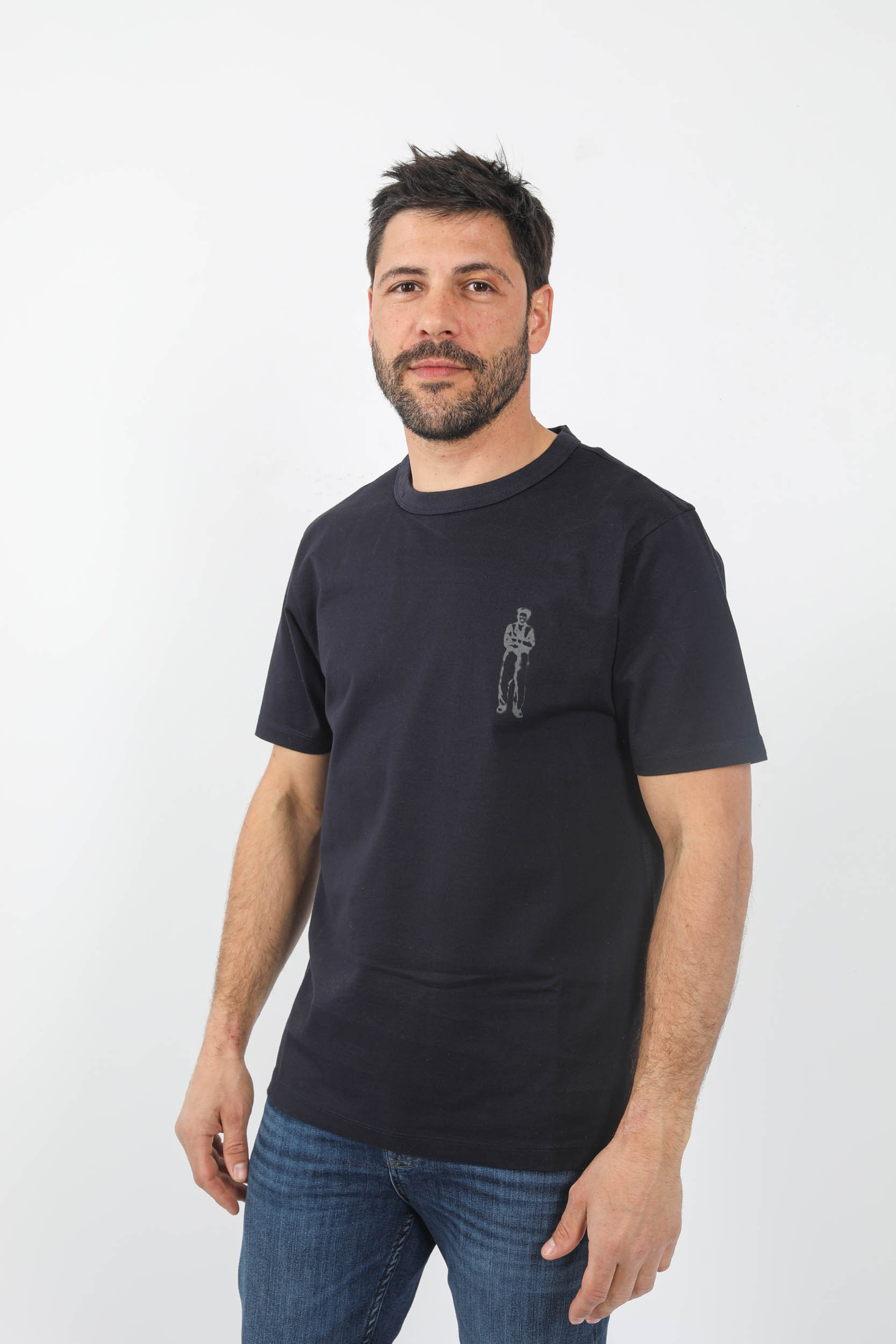 T-SHIRT C.P COMPANY MARINE MARIN S155A-888