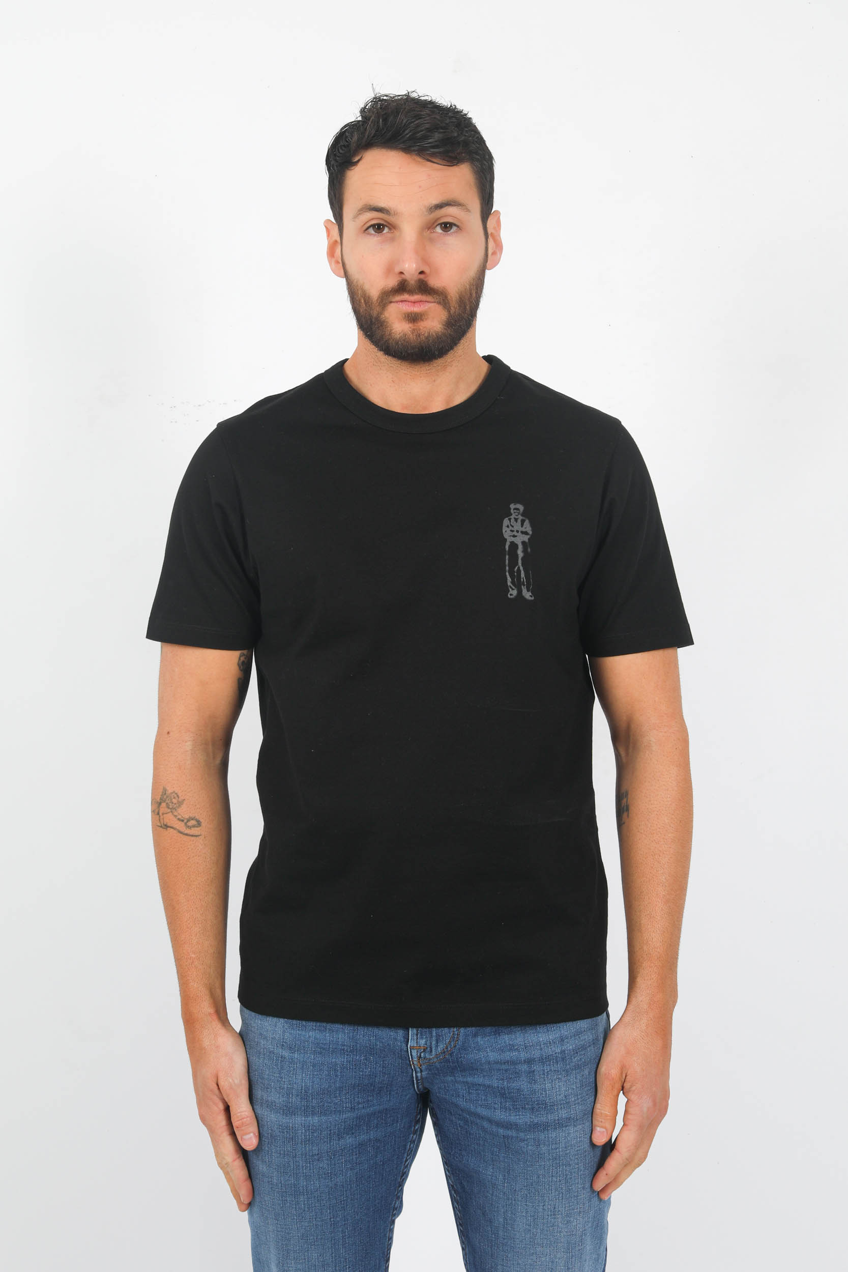 T-SHIRT C.P COMPANY MARIN NOIR S155A-999