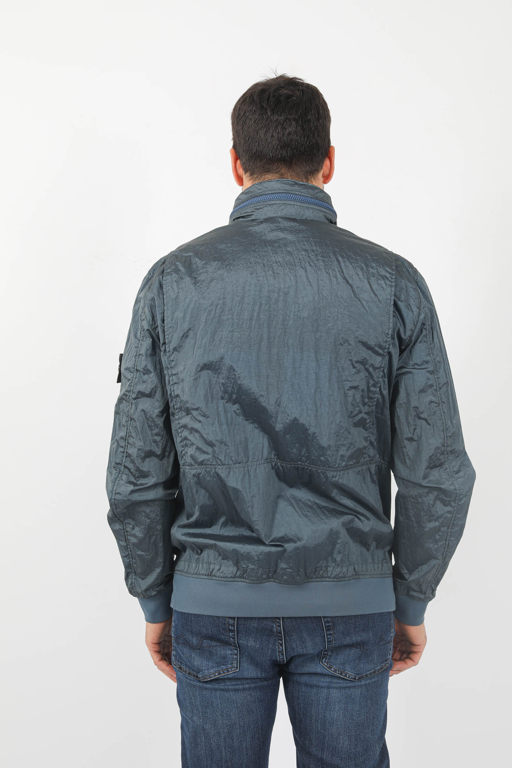 BLOUSON STONE ISLAND NYLON METAL BLEU 781541920-V0024