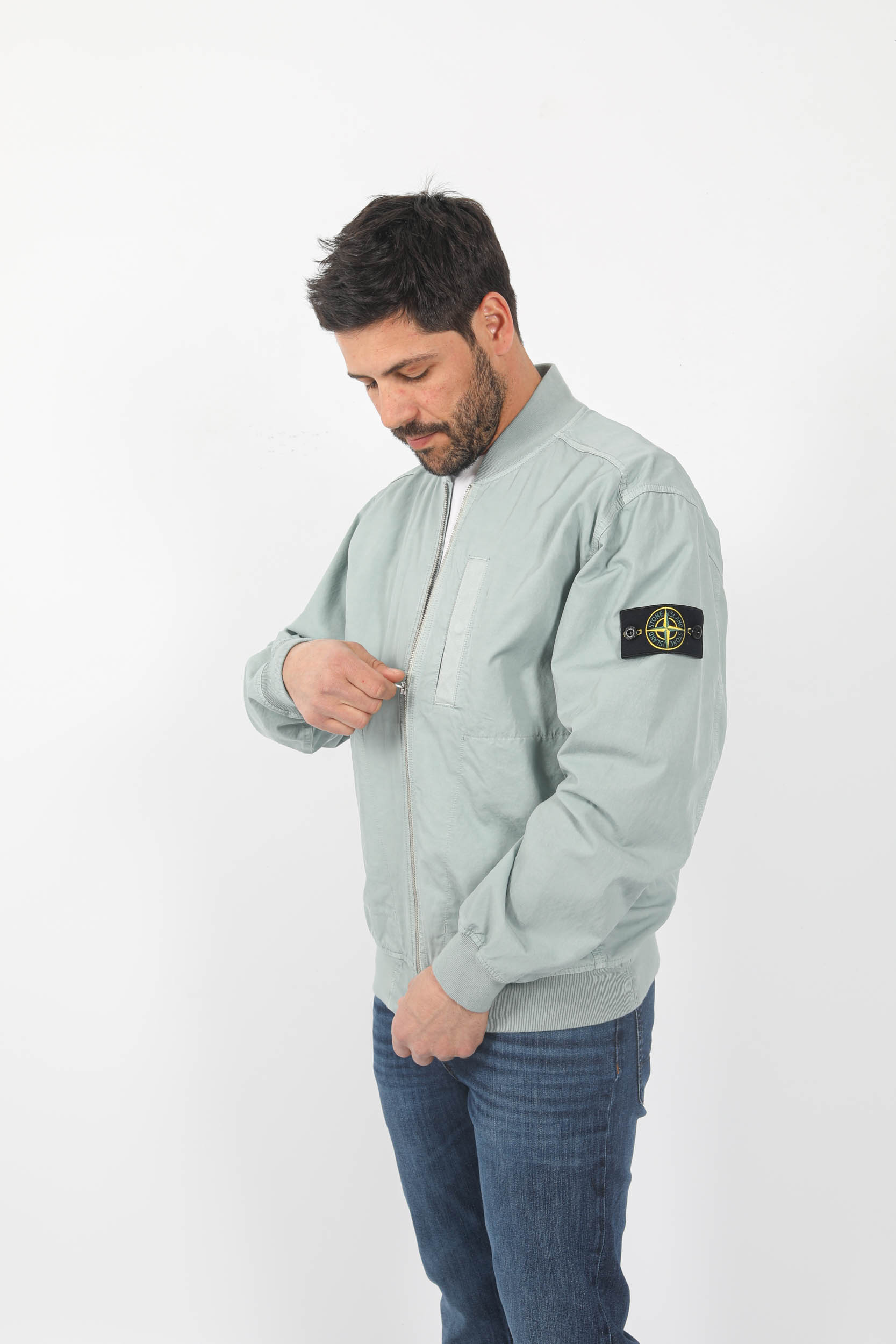 BLOUSON STONE ISLAND AQUA 781542629-V0041