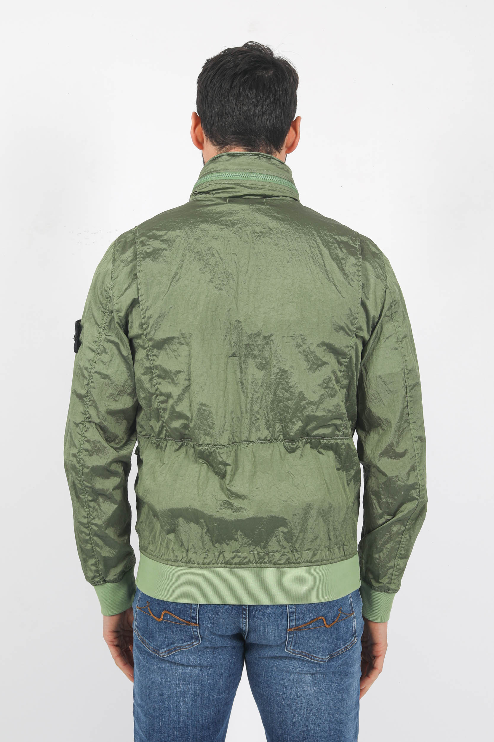 BLOUSON STONE ISLAND NYLON METAL KAKI 781541920-V0055