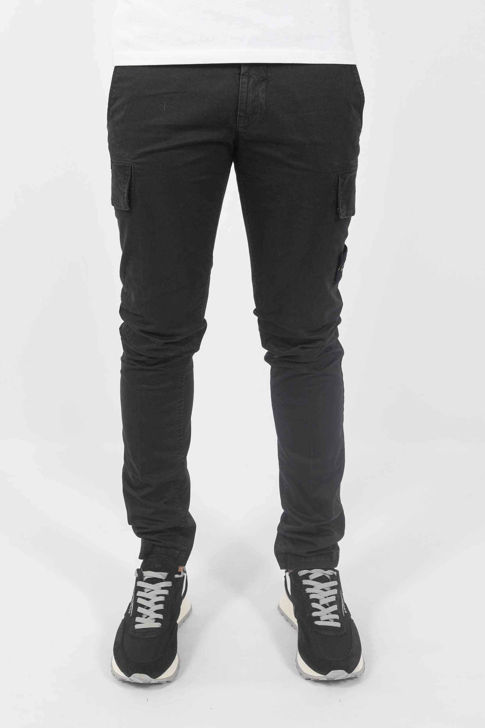 PANTALON CARGO STONE ISLAND NOIR 781530604-A0129