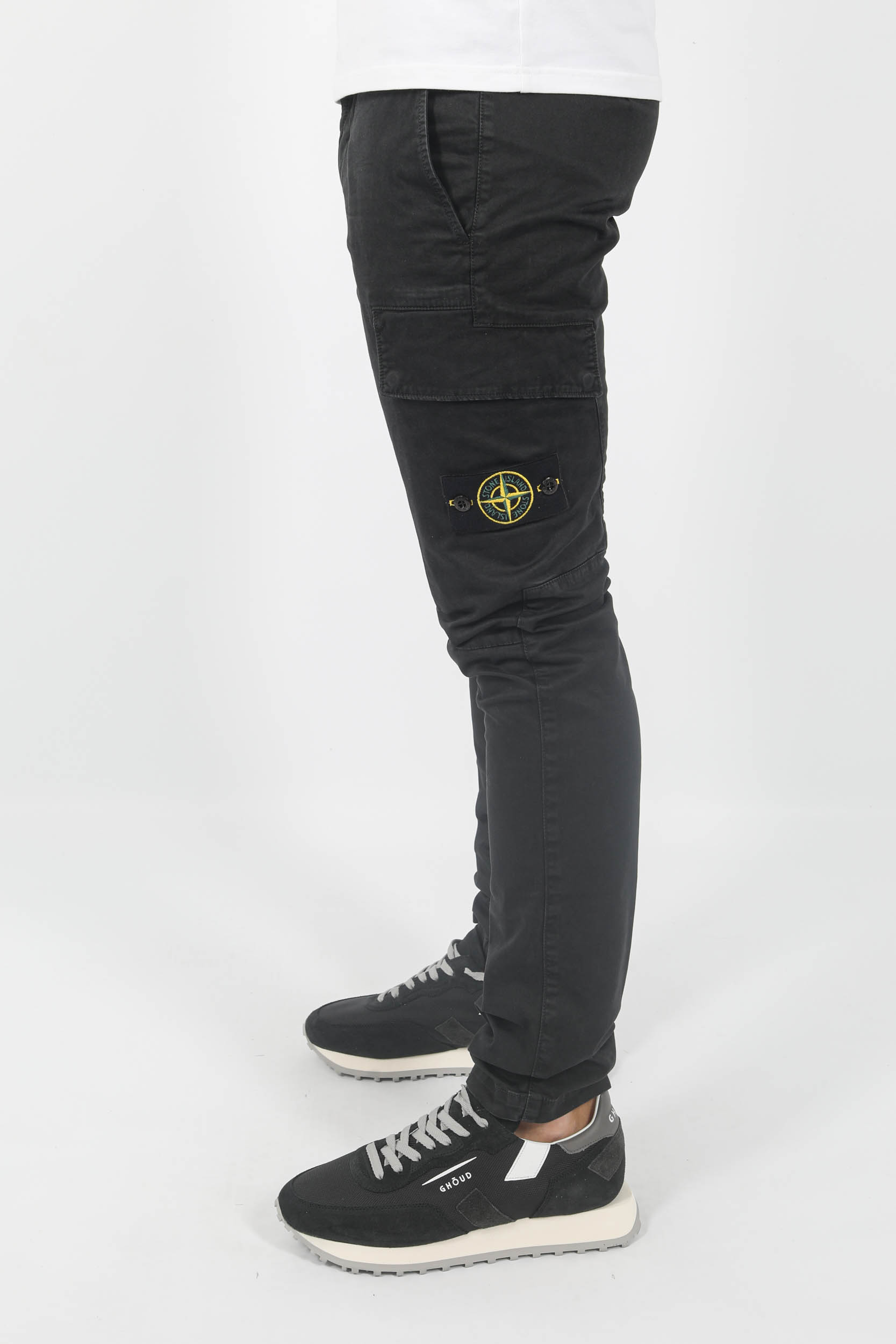 PANTALON CARGO STONE ISLAND NOIR 781530604-A0129
