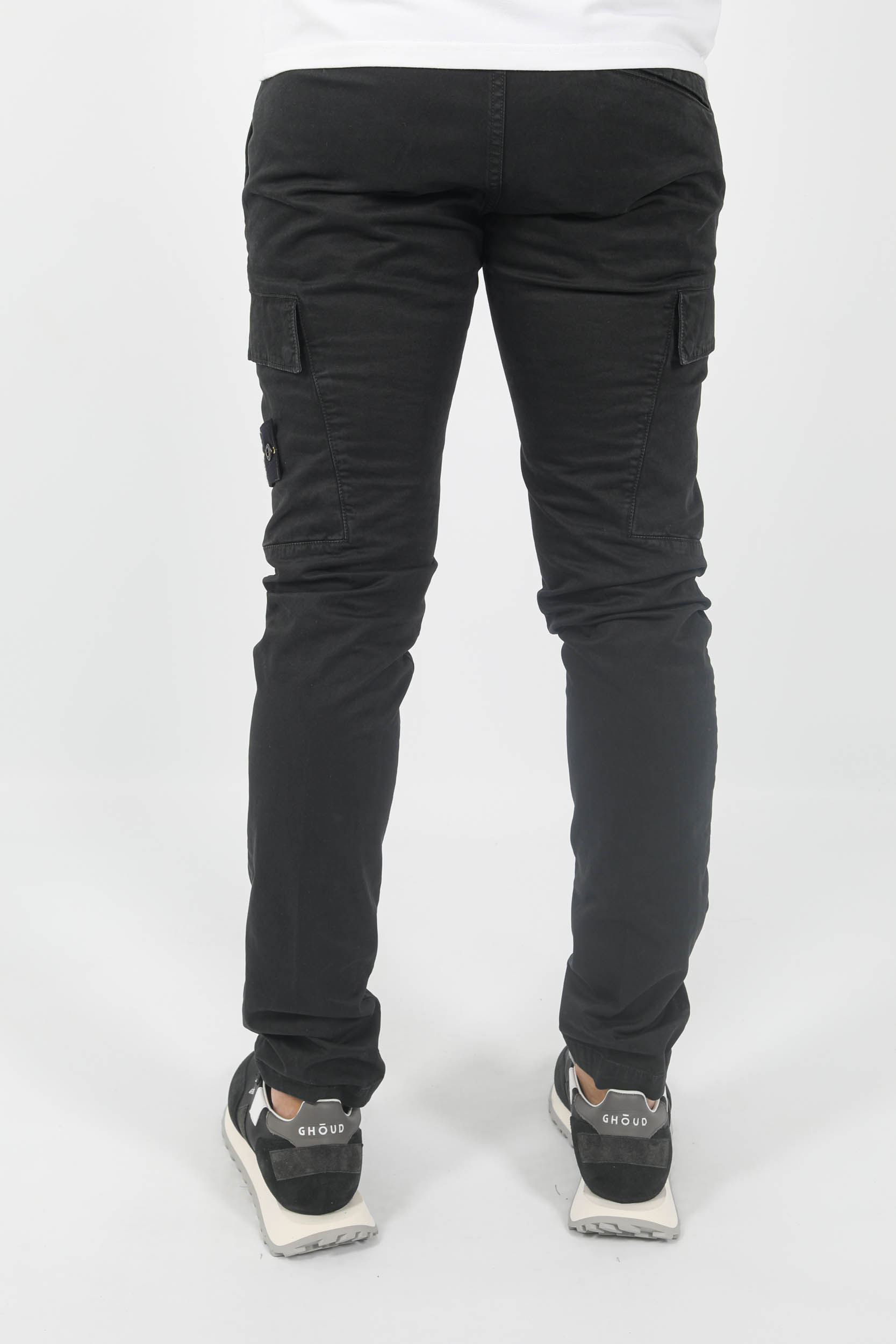 PANTALON CARGO STONE ISLAND NOIR 781530604-A0129
