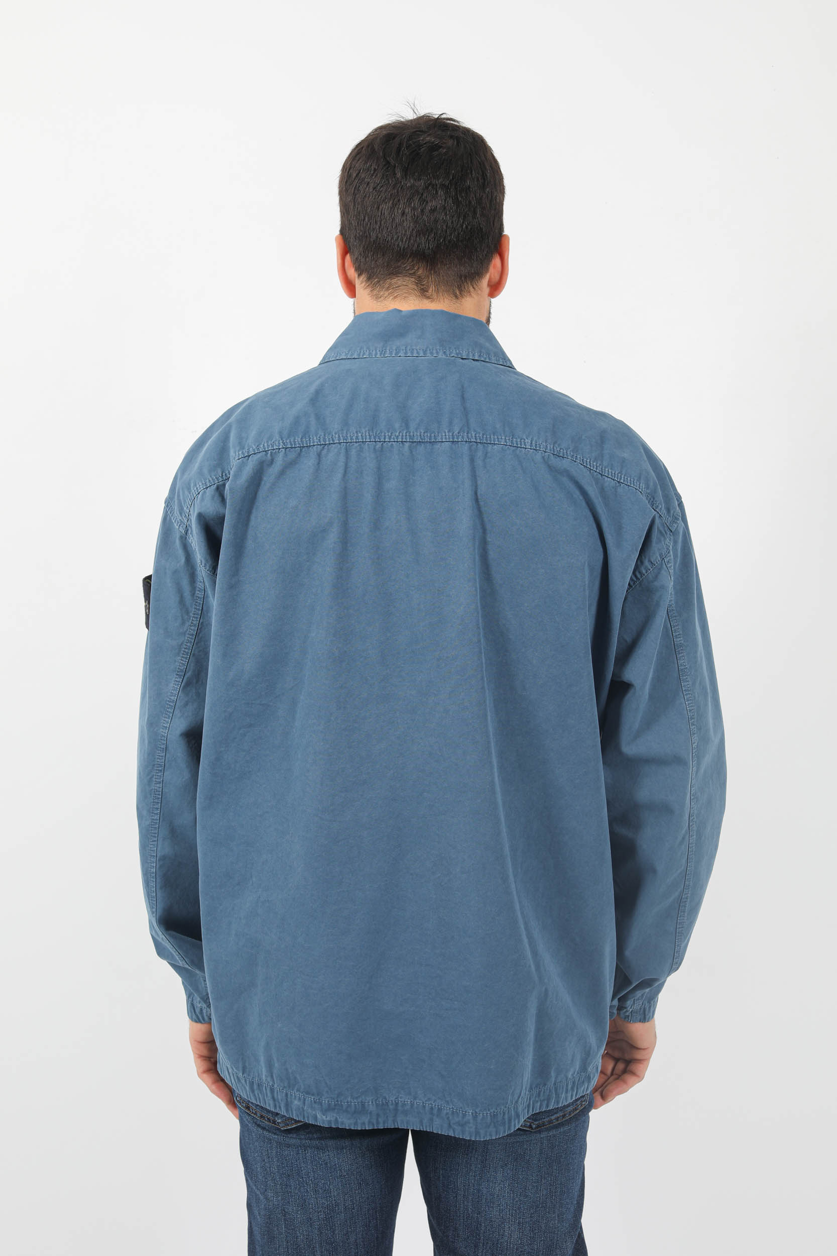 SURECHEMISE STONE ISLAND BLEU 7815115WN-V0124