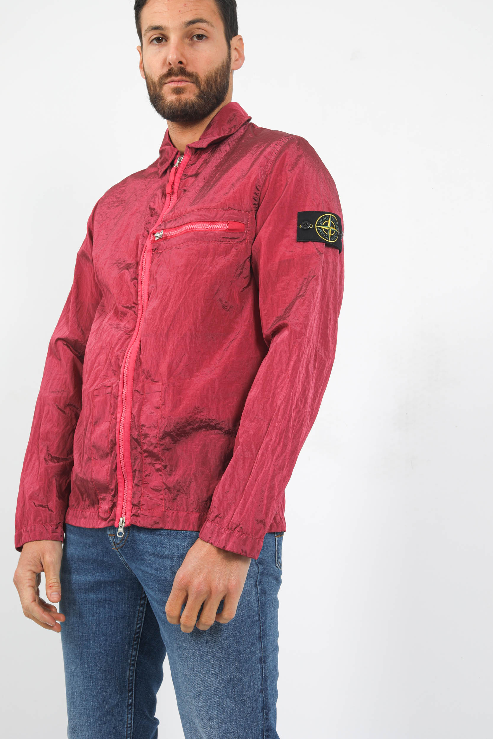 SURECHEMISE STONE ISLAND NYLON METAL ROSE 781510919-V0087