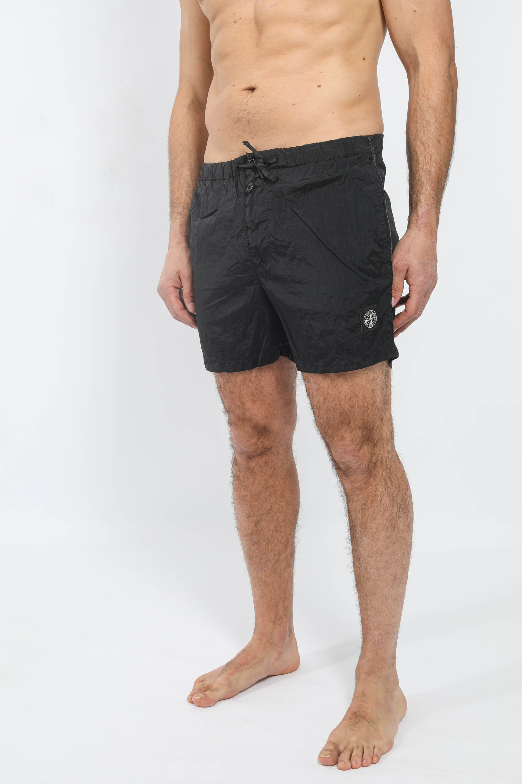 MAILLOT DE BAIN STONE ISLAND NYLON NOIR 7815B0643-A0029