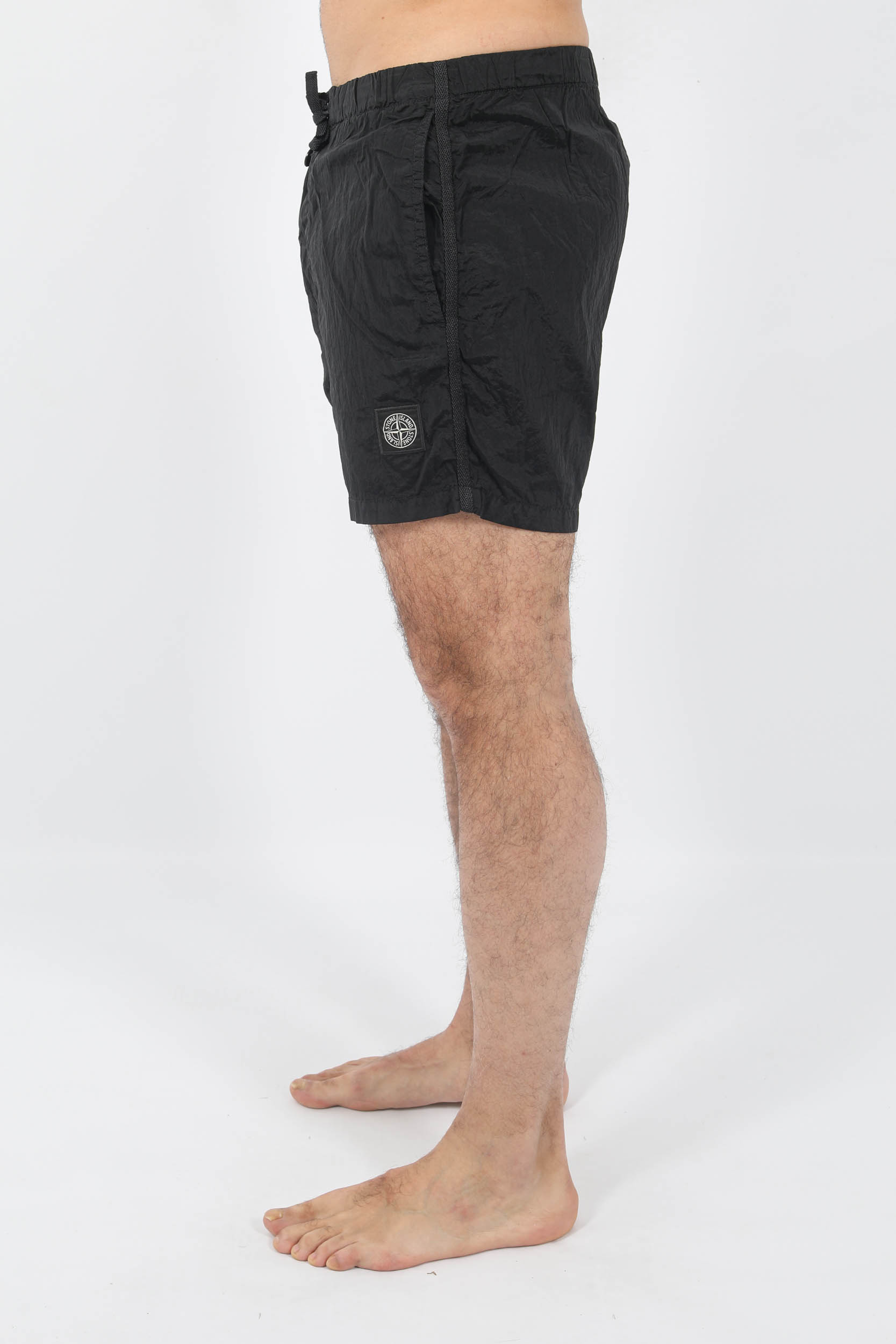 MAILLOT DE BAIN STONE ISLAND NYLON NOIR 7815B0643-A0029