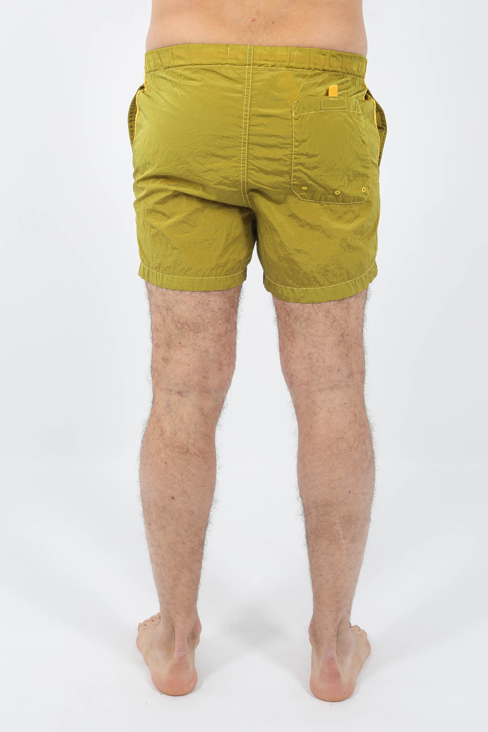 MAILLOT DE BAIN STONE ISLAND NYLON JAUNE 7815B0643-V0030