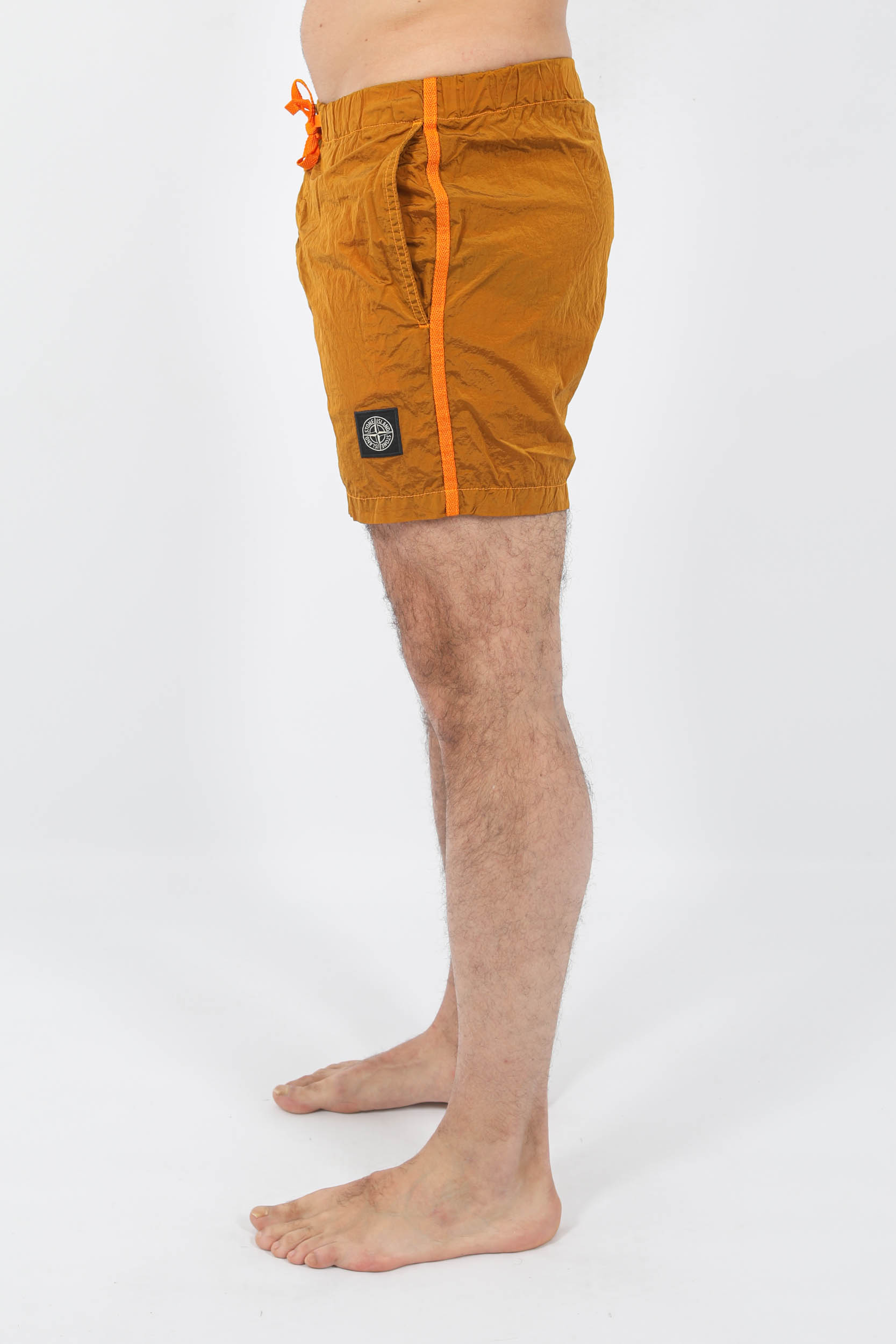MAILLOT DE BAIN STONE ISLAND NYLON ORANGE 7815B0643-V0032
