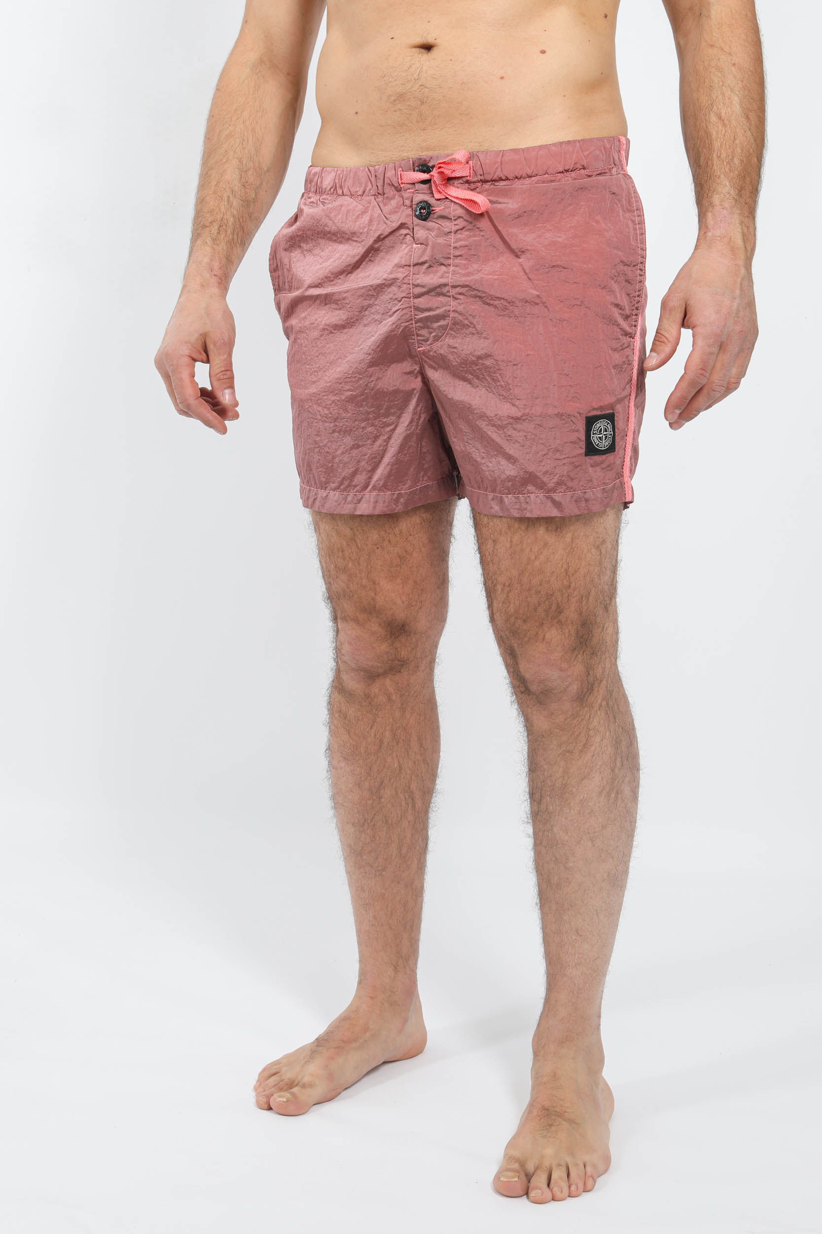 MAILLOT DE BAIN STONE ISLAND NYLON ROSE 7815B0643-V0080