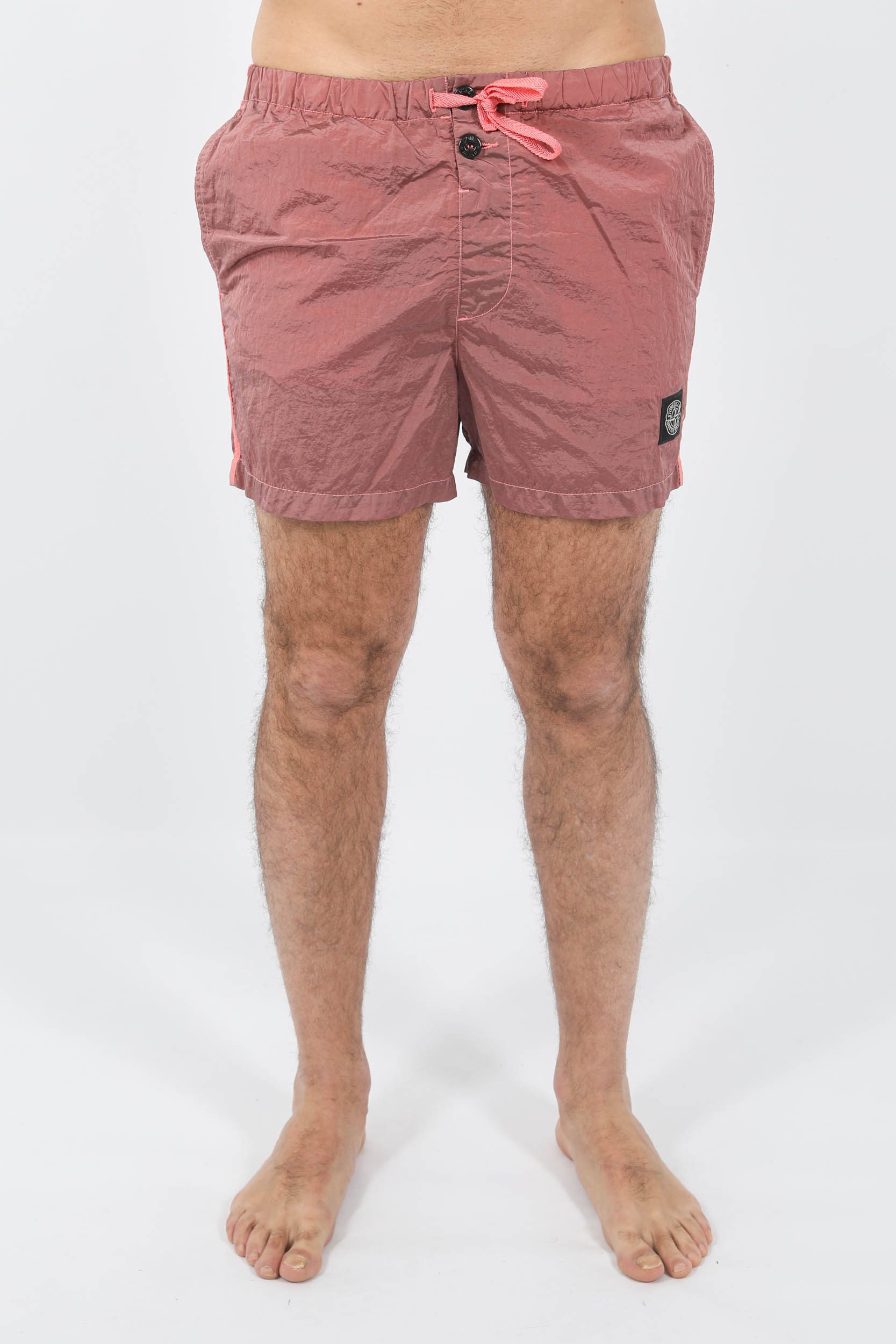 MAILLOT DE BAIN STONE ISLAND NYLON ROSE 7815B0643-V0080