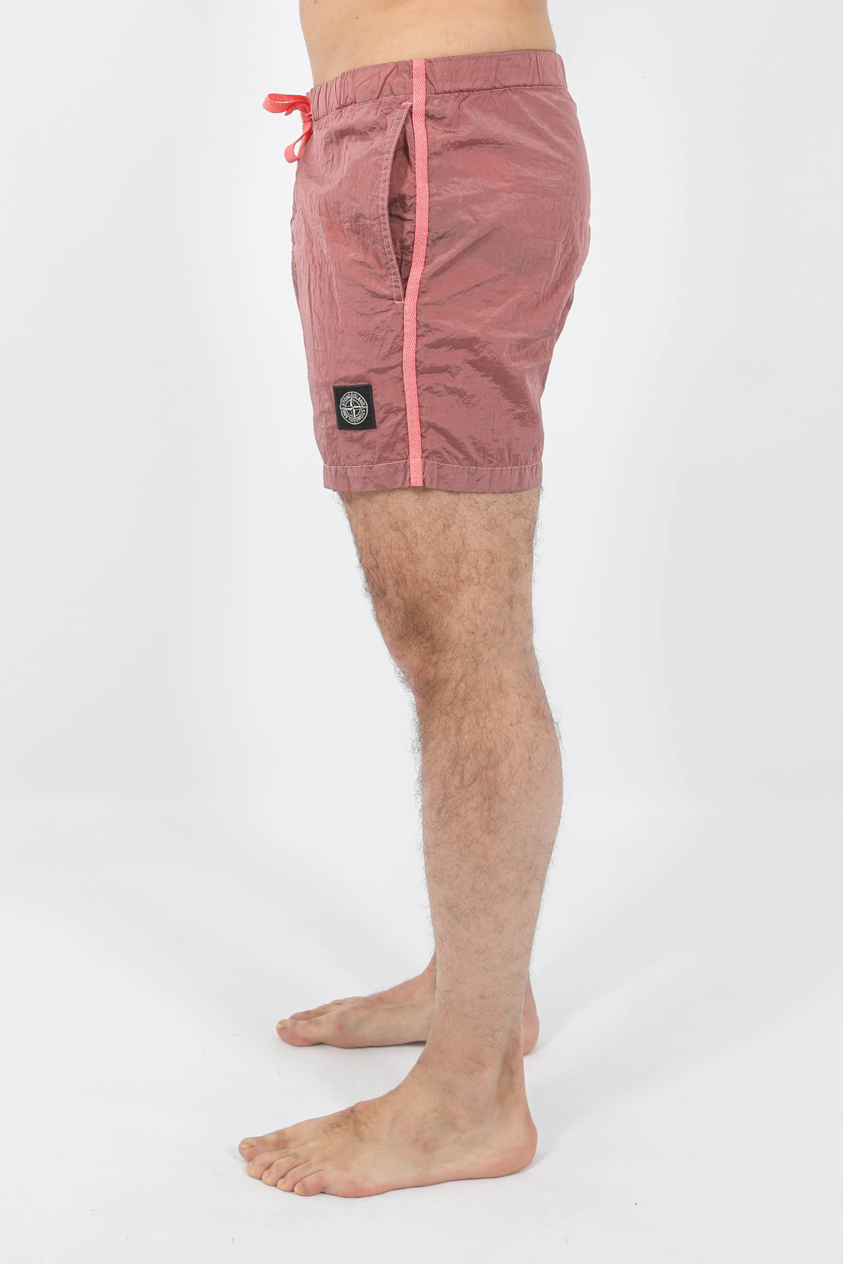 MAILLOT DE BAIN STONE ISLAND NYLON ROSE 7815B0643-V0080