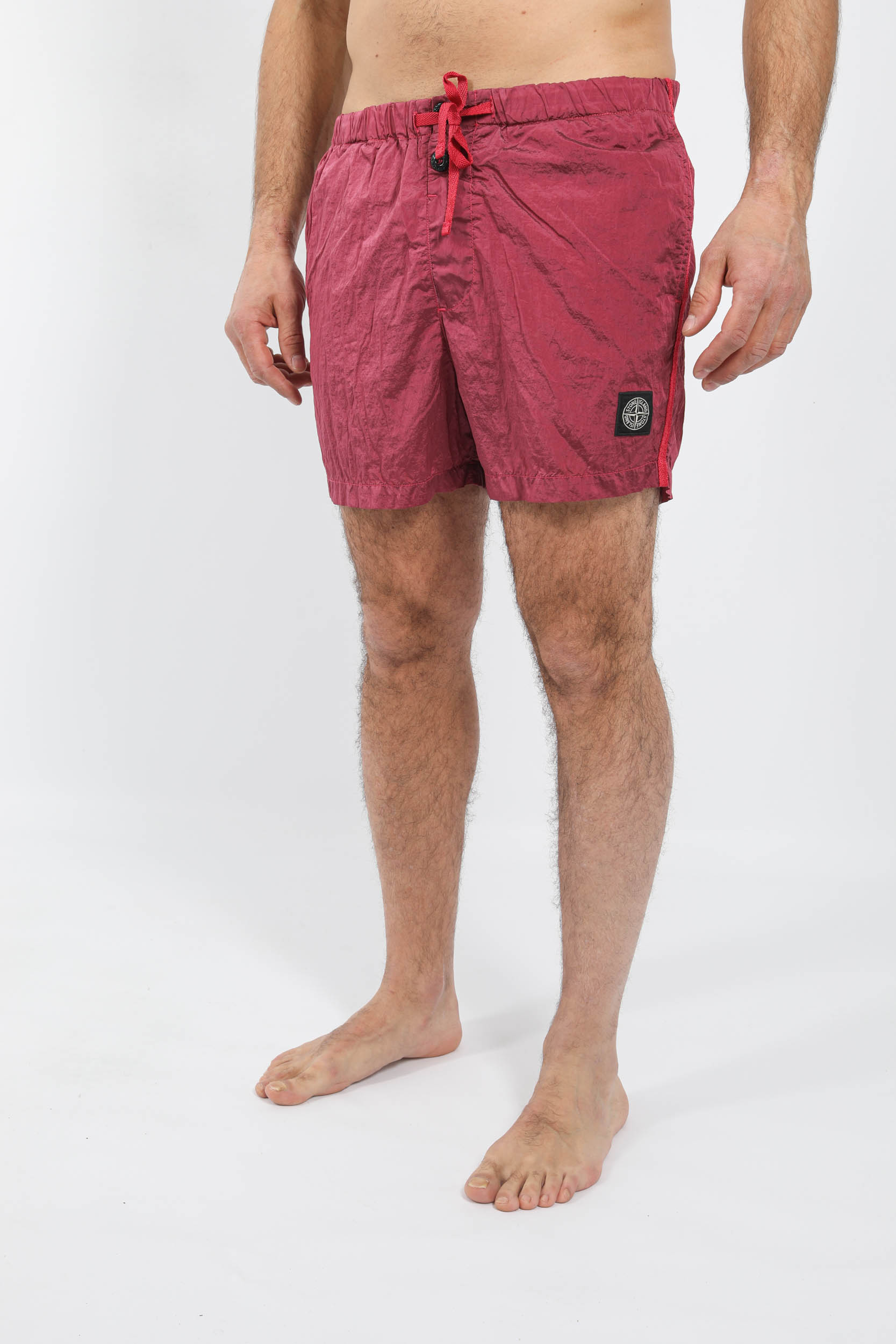 MAILLOT DE BAIN STONE ISLAND NYLON FUSHIA 7815B0643-V0087