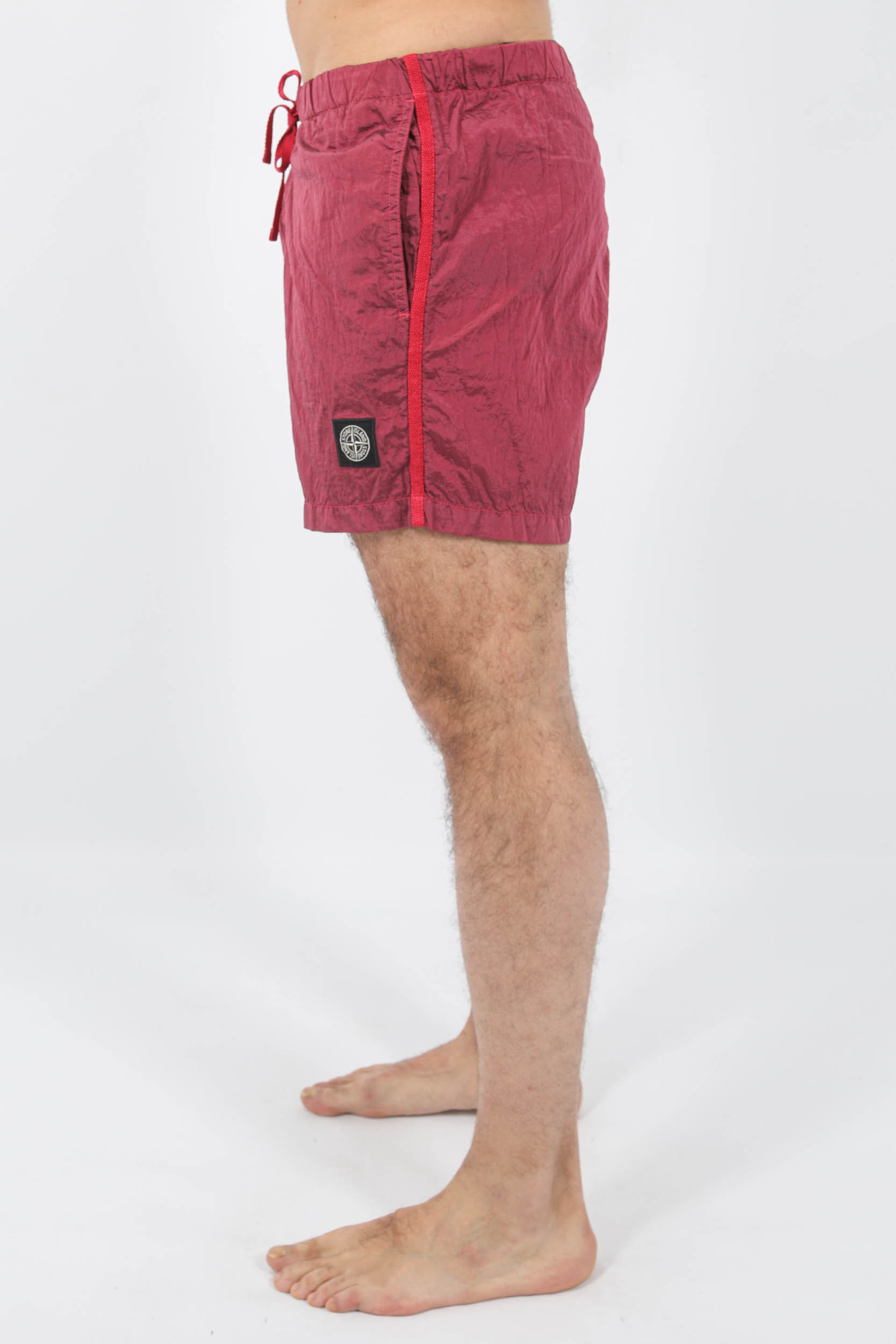 MAILLOT DE BAIN STONE ISLAND NYLON FUSHIA 7815B0643-V0087
