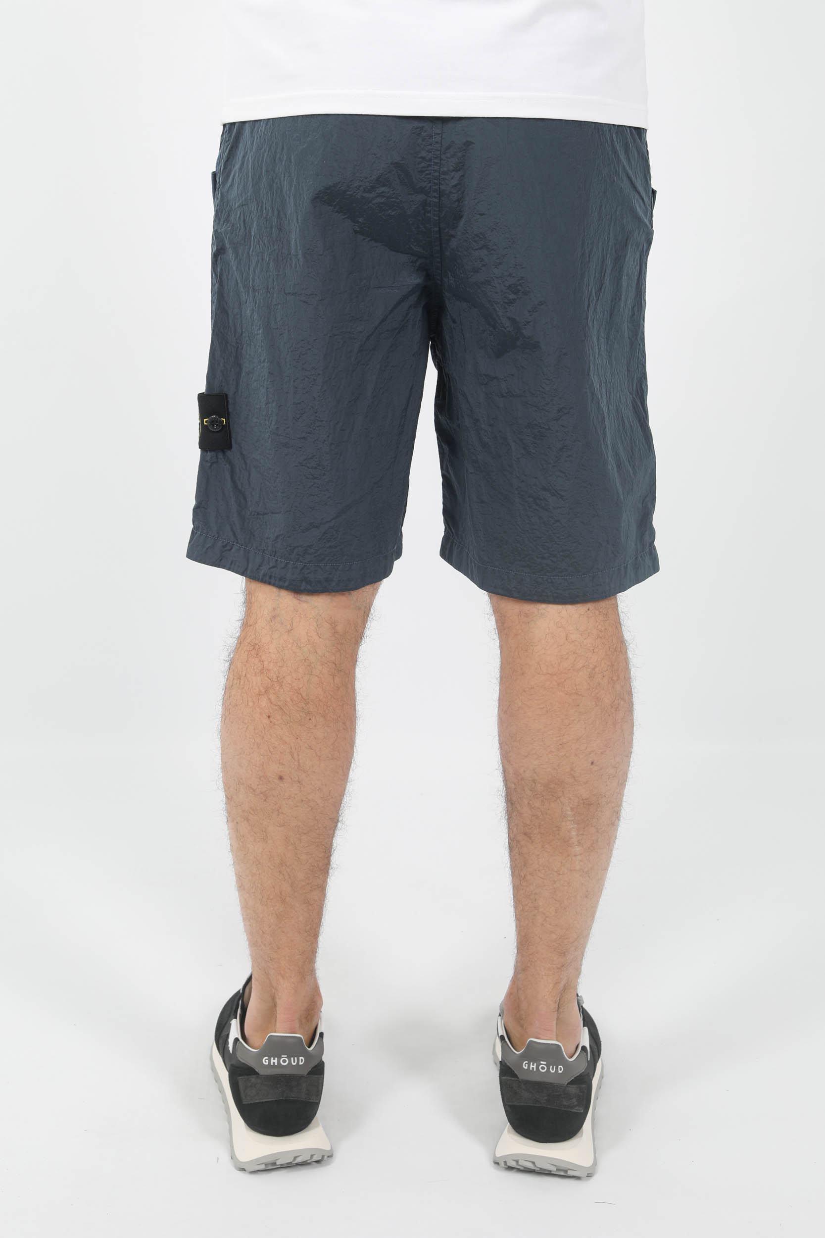 SHORT STONE ISLAND NYLON METAL BLEU 7815L0319-V0024