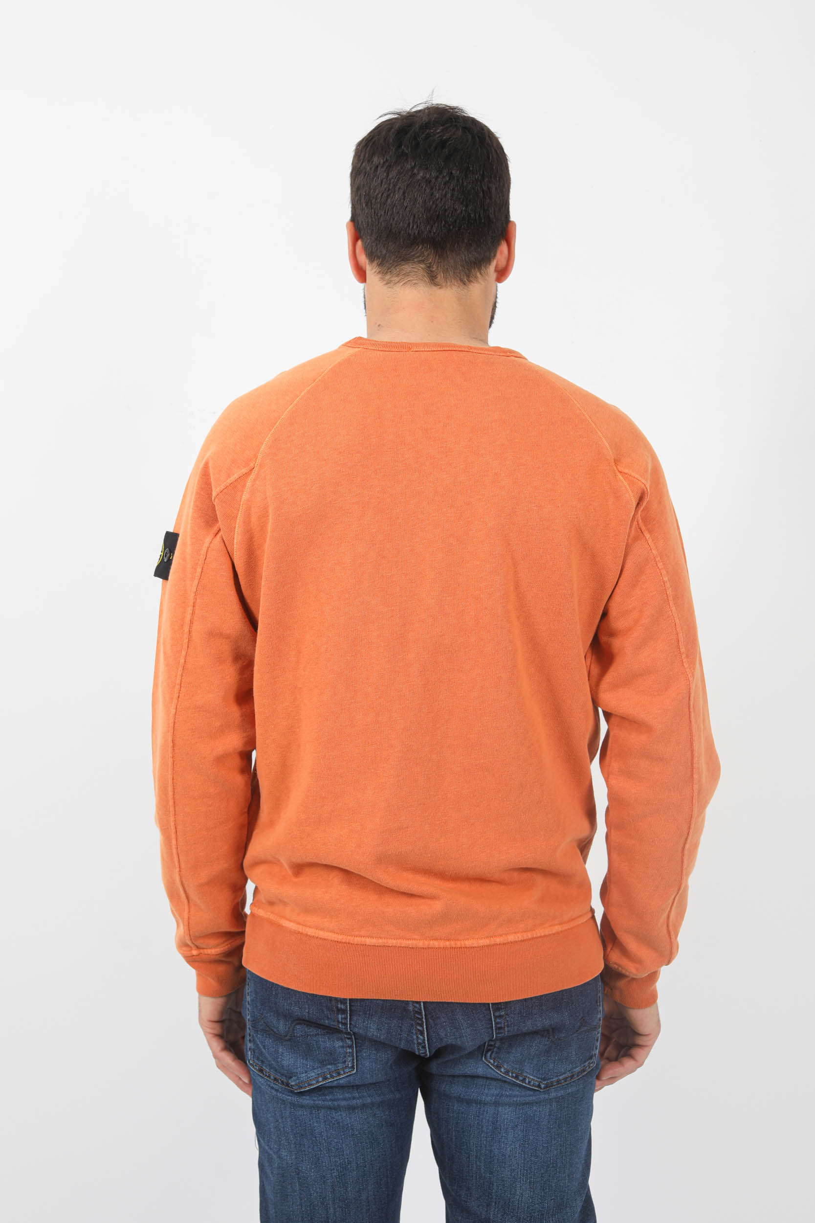 SWEAT STONE ISLAND "OLD" ORANGE 781566360-V0173