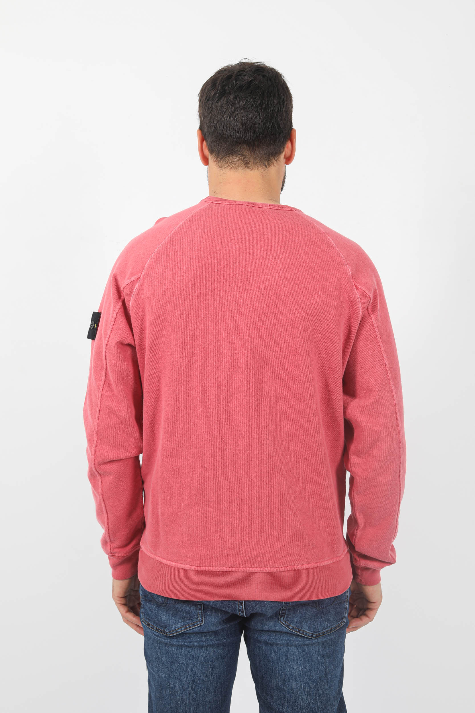 SWEAT STONE ISLAND "OLD" ROSE 781566360-V0187