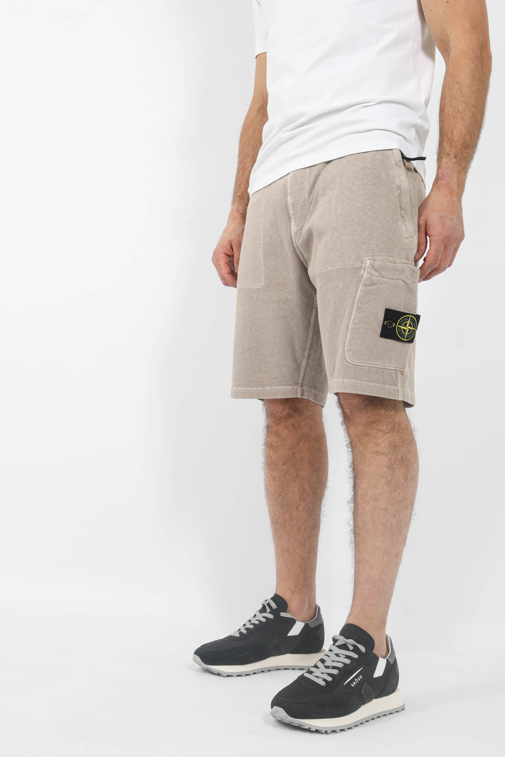 SHORT STONE ISLAND "OLD" BEIGE 781564060-V0192