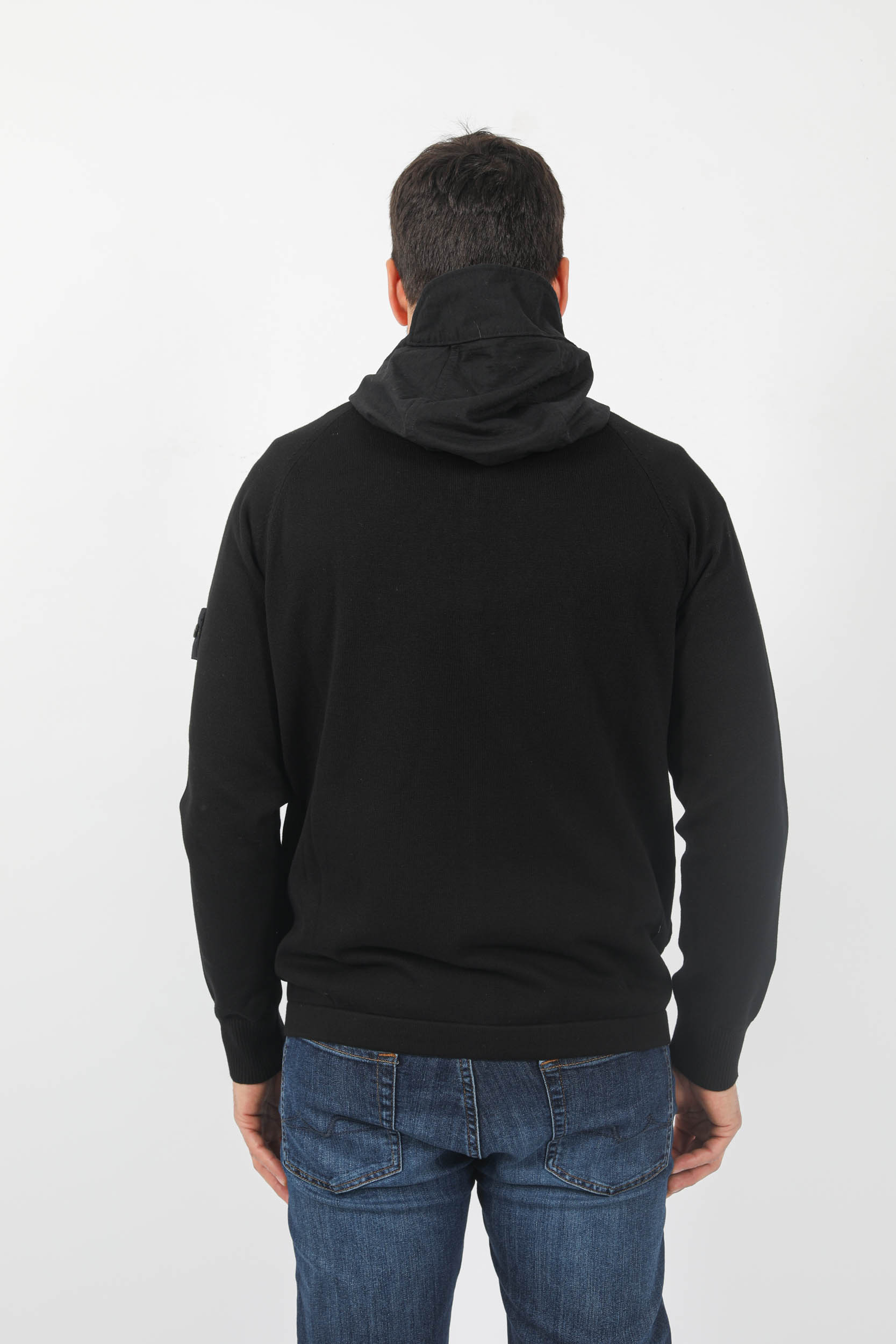 GILET A CAPUCHE STONE ISLAND NOIR 7815547B2-V0029