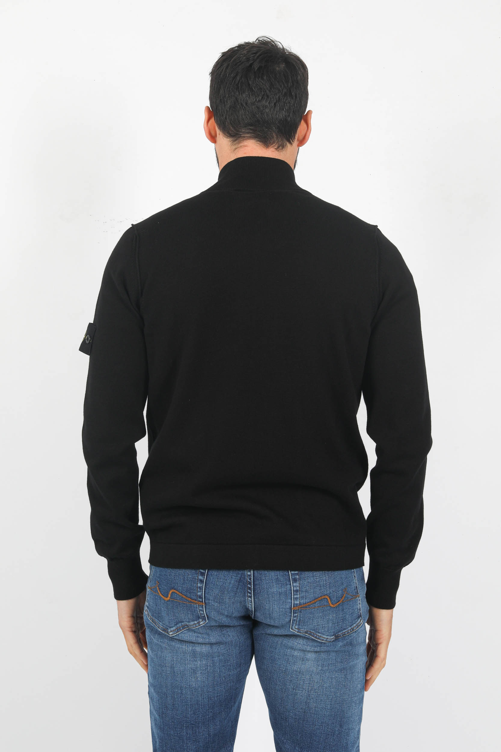 GILET ZIPPE STONE ISLAND NOIR 7815542B2-V0029