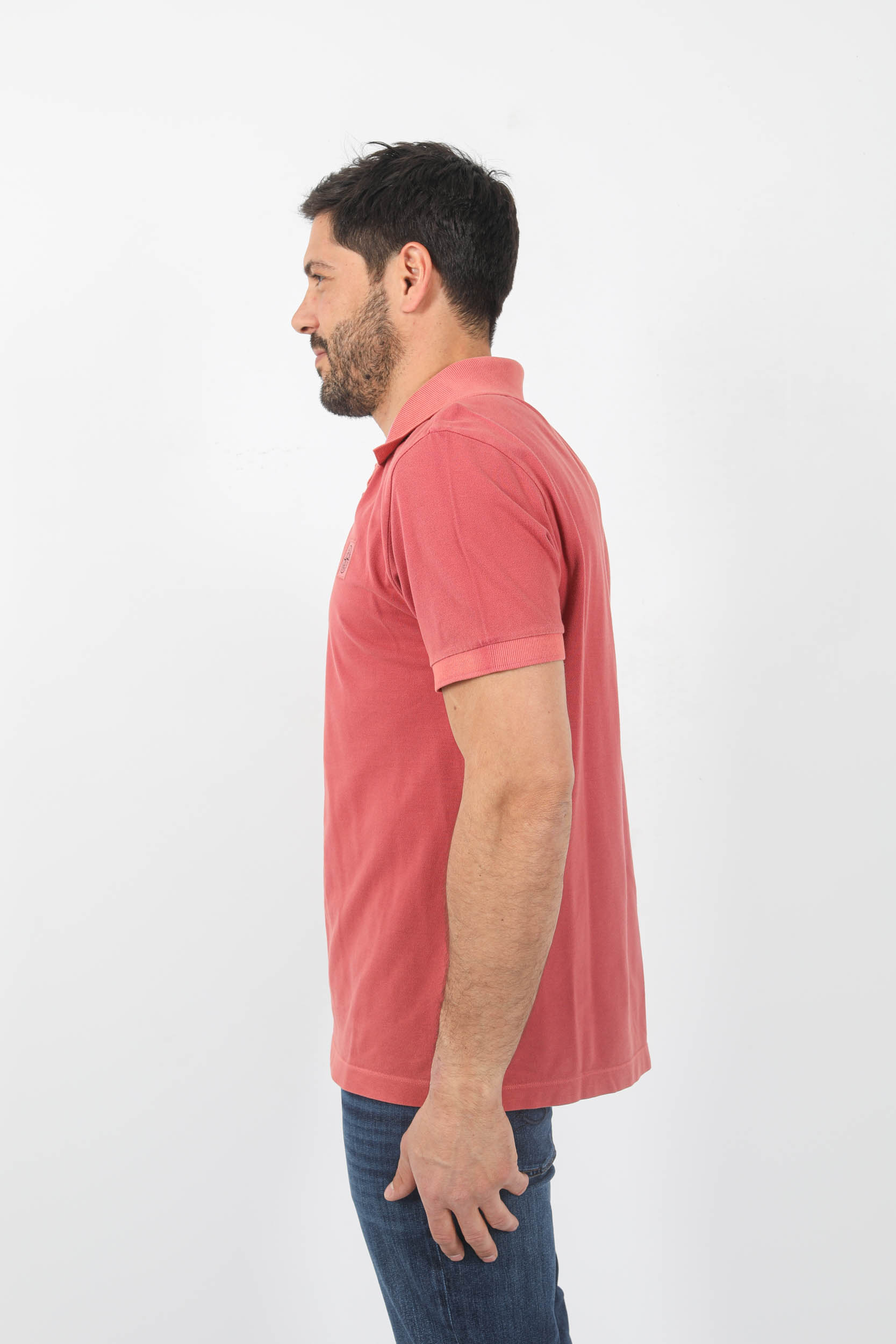 POLO STONE ISLAND WASHED ROSE 78152SC67-V0087