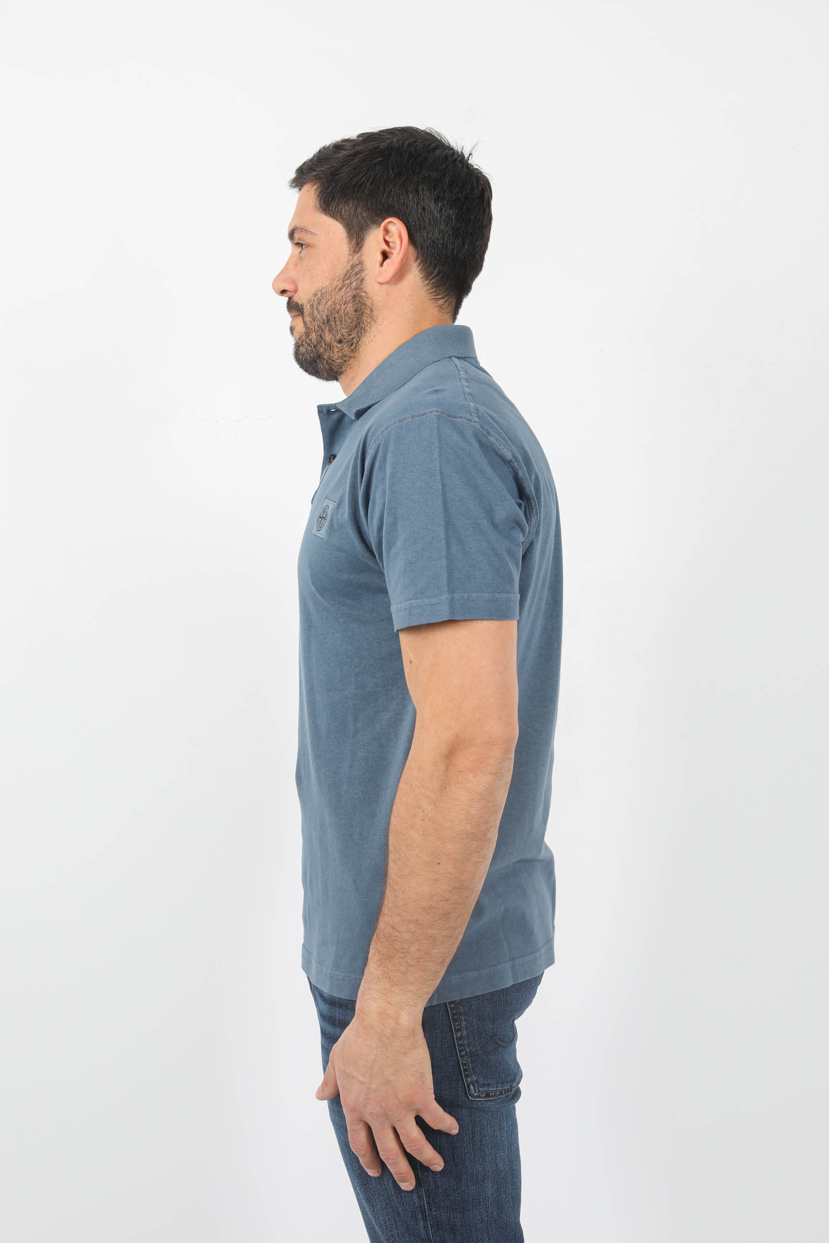 POLO STONE ISLAND JERSEY BLEU 781520557-V0124