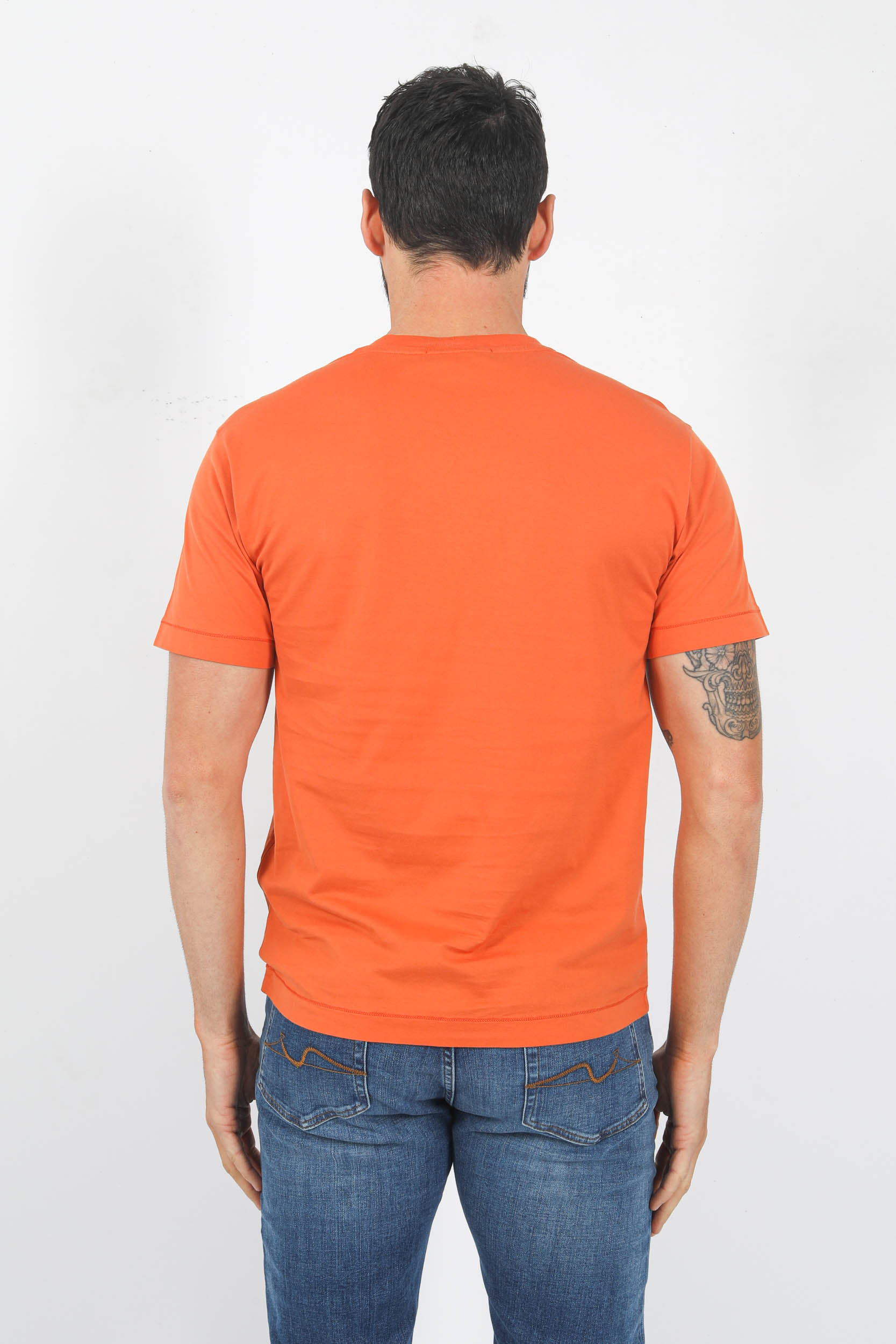 T-SHIRT STONE ISLAND ORANGE 781524113-V0073
