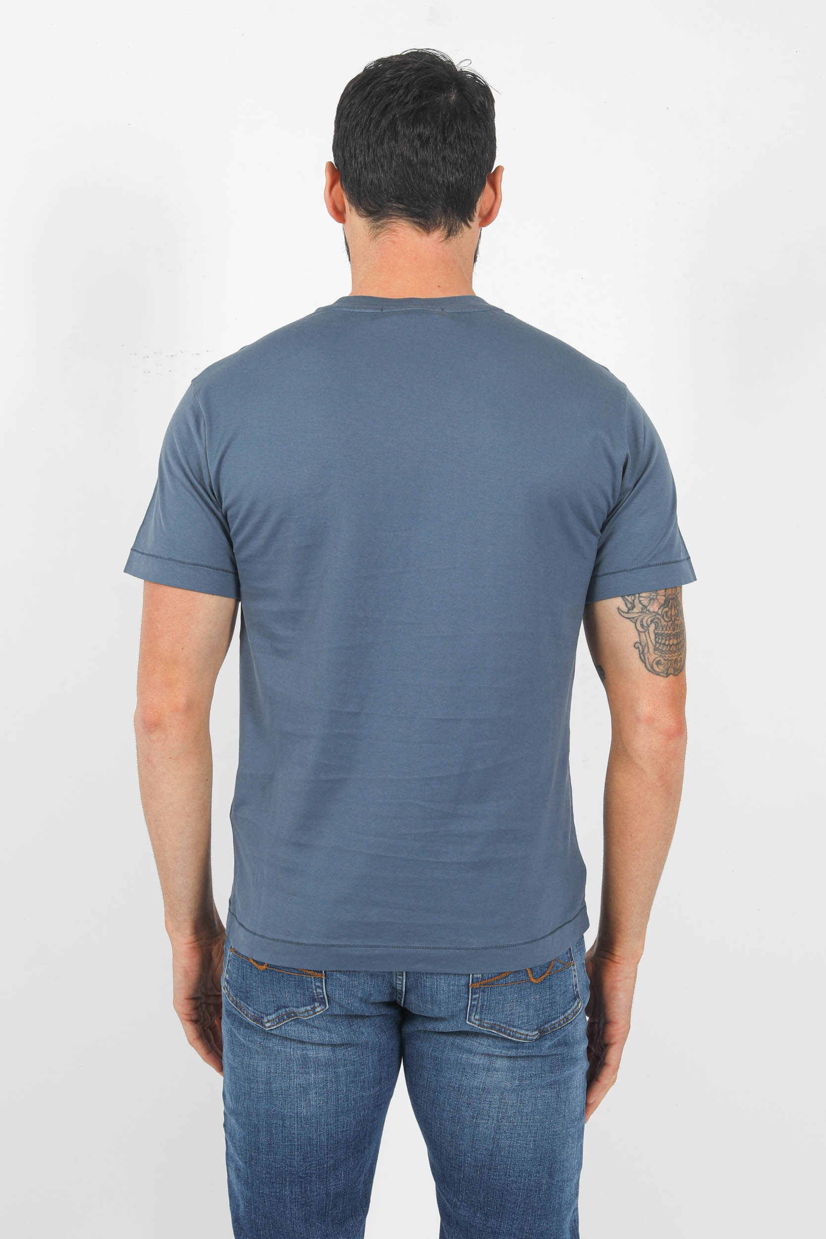T-SHIRT STONE ISLAND  BLEU 781524113-V0024