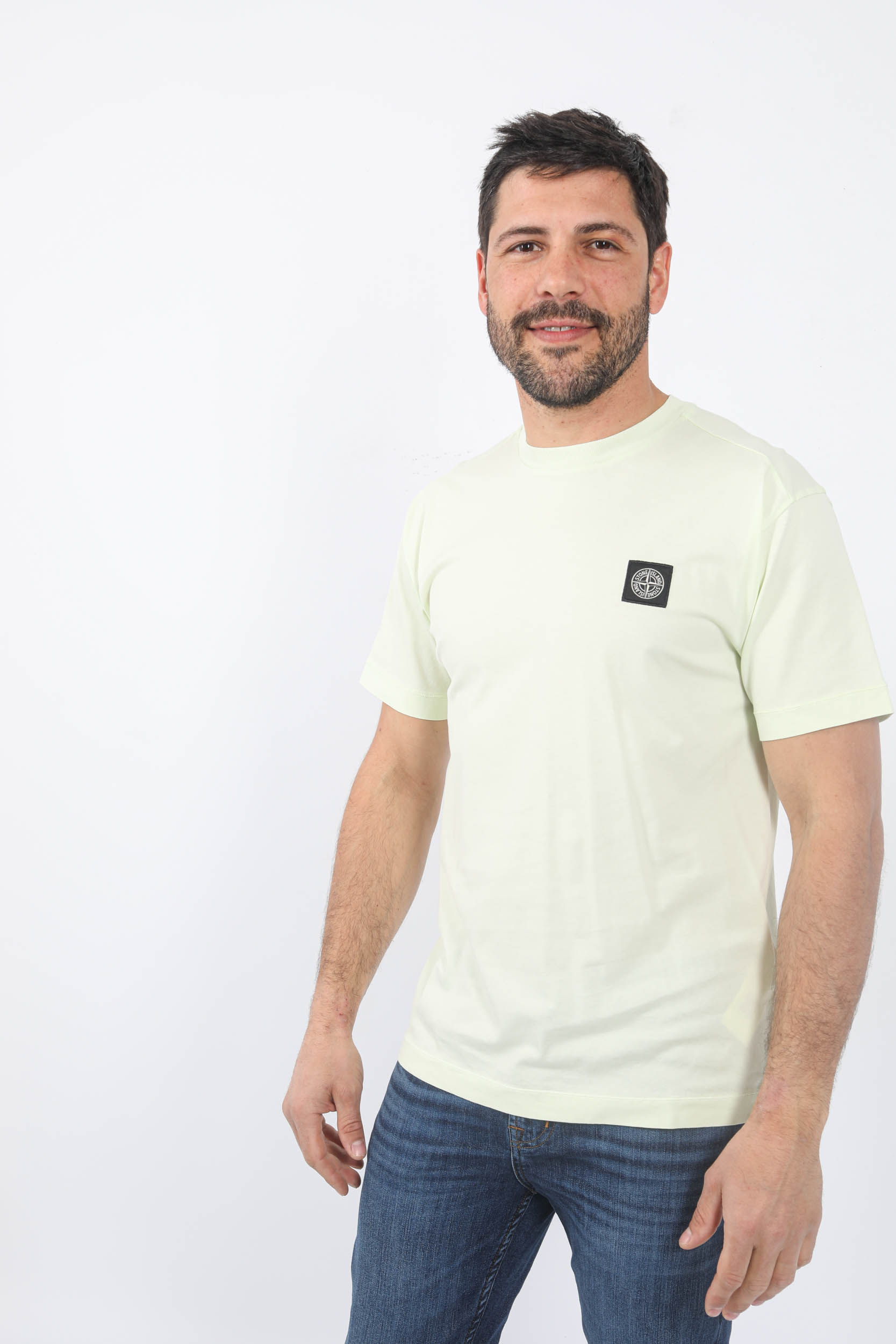 T-SHIRT STONE ISLAND JAUNE 781524113-V0052