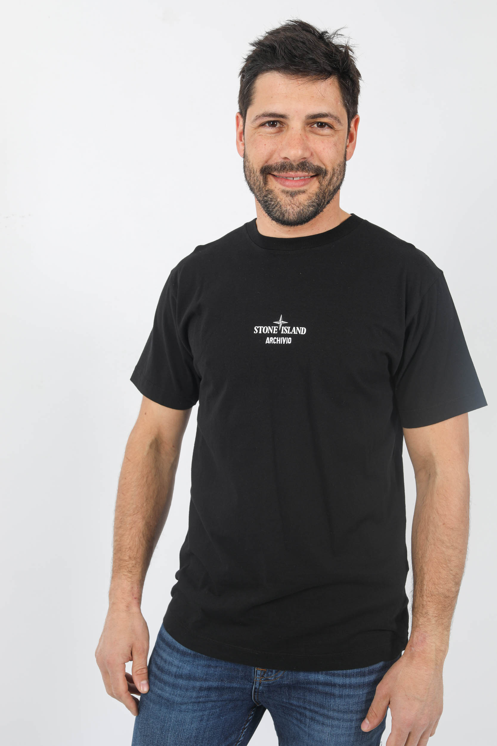 T-SHIRT STONE ISLAND ARCHIVIO NOIR 78152NS91-V0029