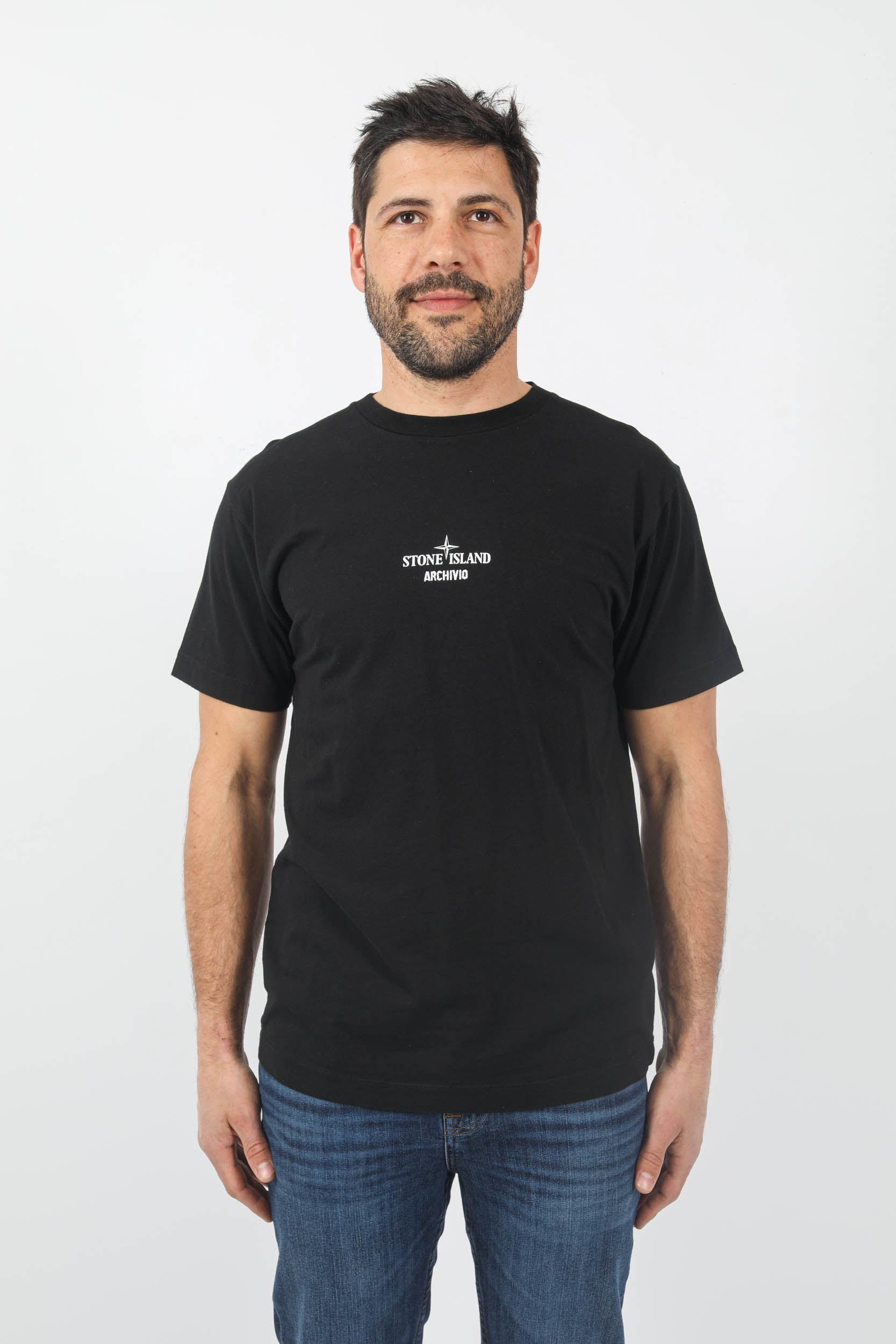 T-SHIRT STONE ISLAND ARCHIVIO NOIR 78152NS91-V0029