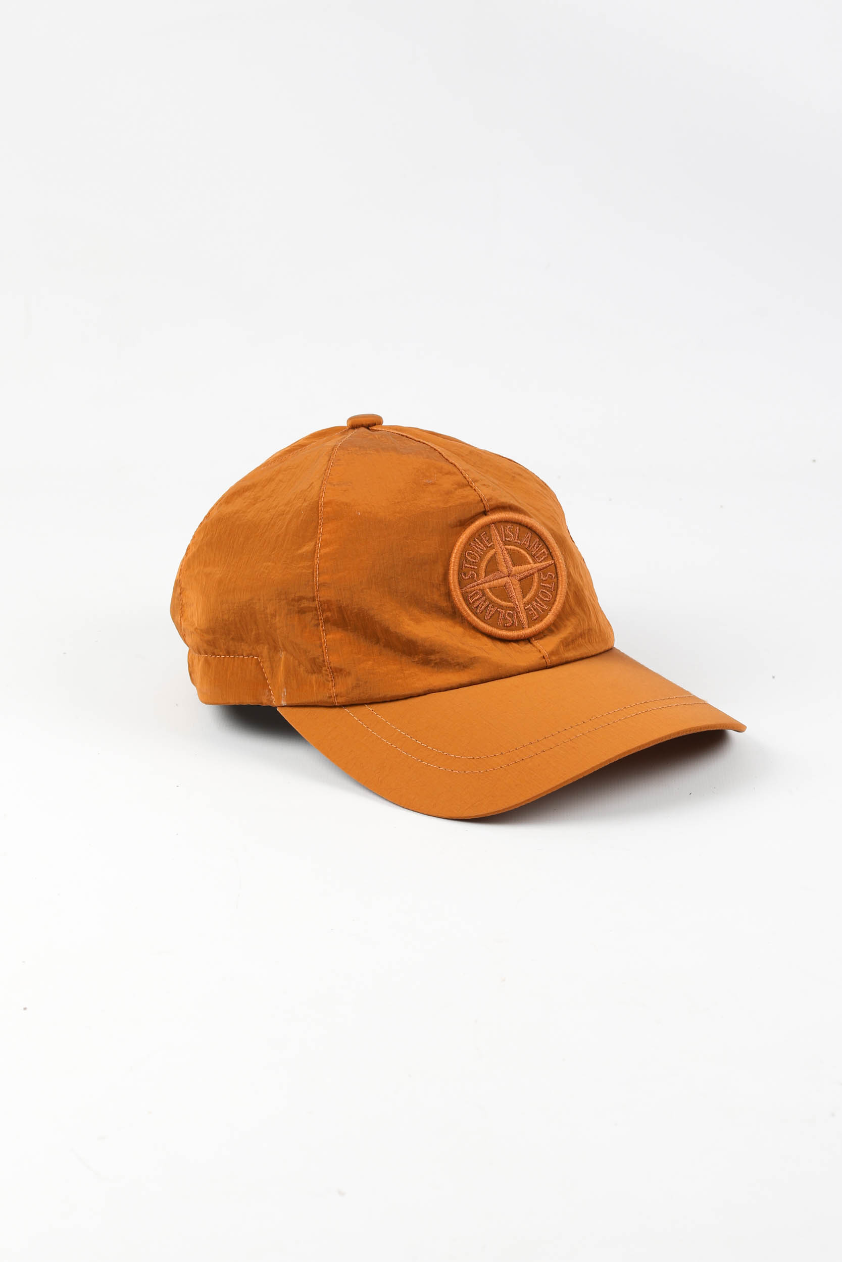 CASQUETTE STONE ISLAND NYLON METAL ORANGE 781599576-V0032