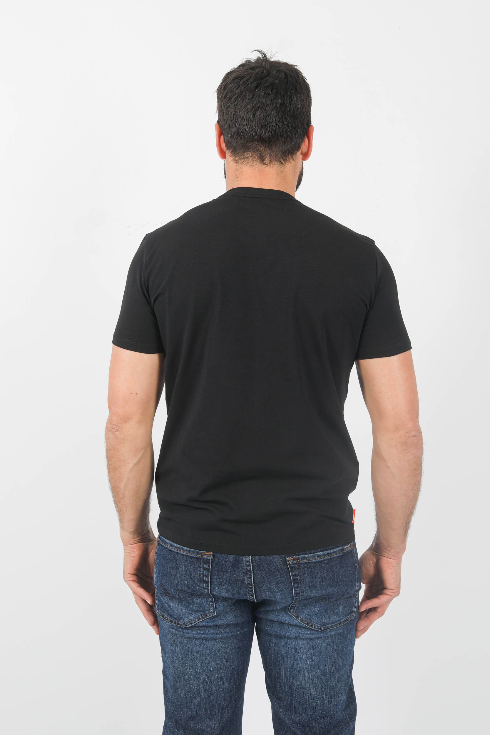 T-SHIRT RRD AVEC POCHE NOIR SES136-10