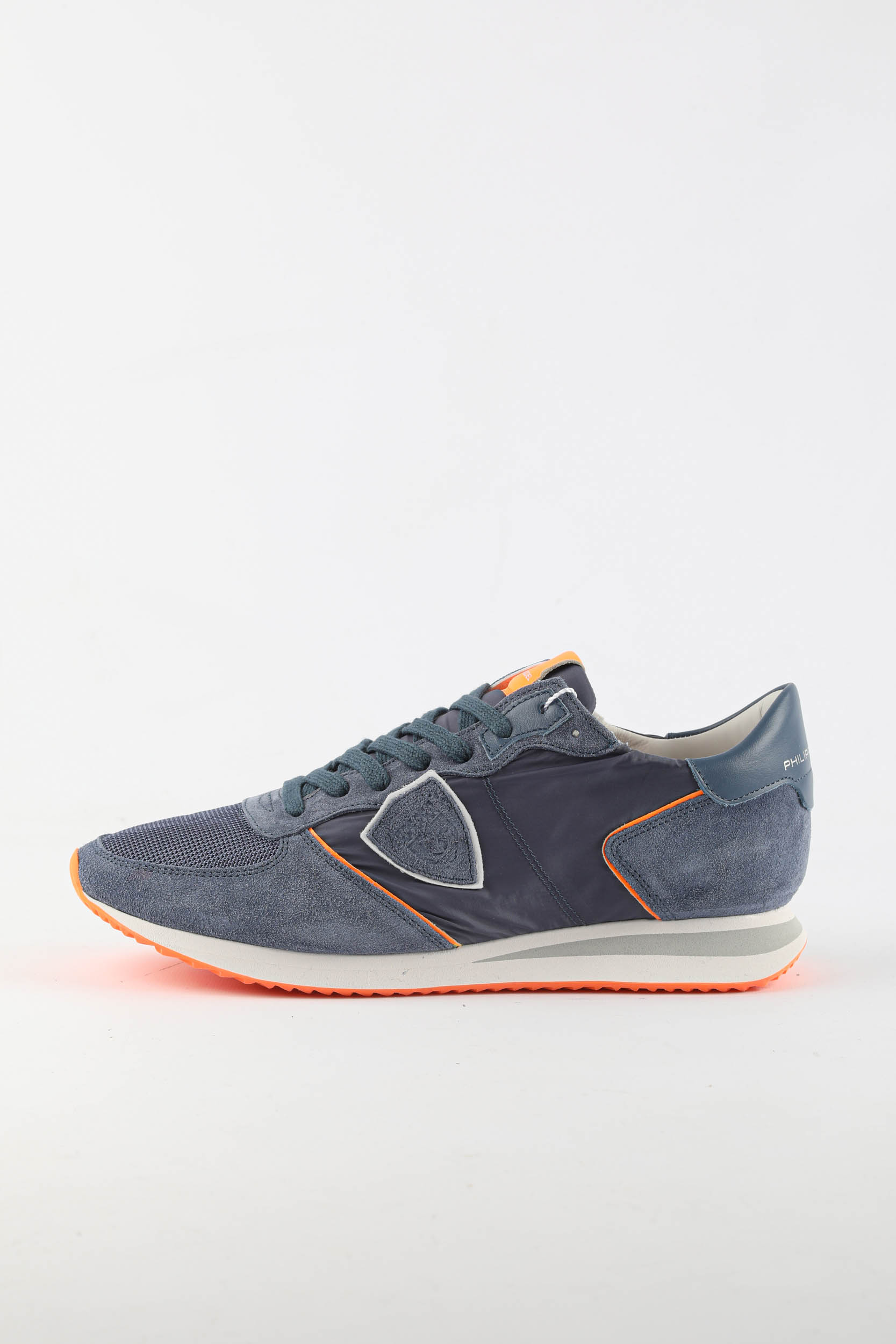 BASKETS PHILIPPE MODEL RUNNING BLEU/ORANGE TZLU-WN36