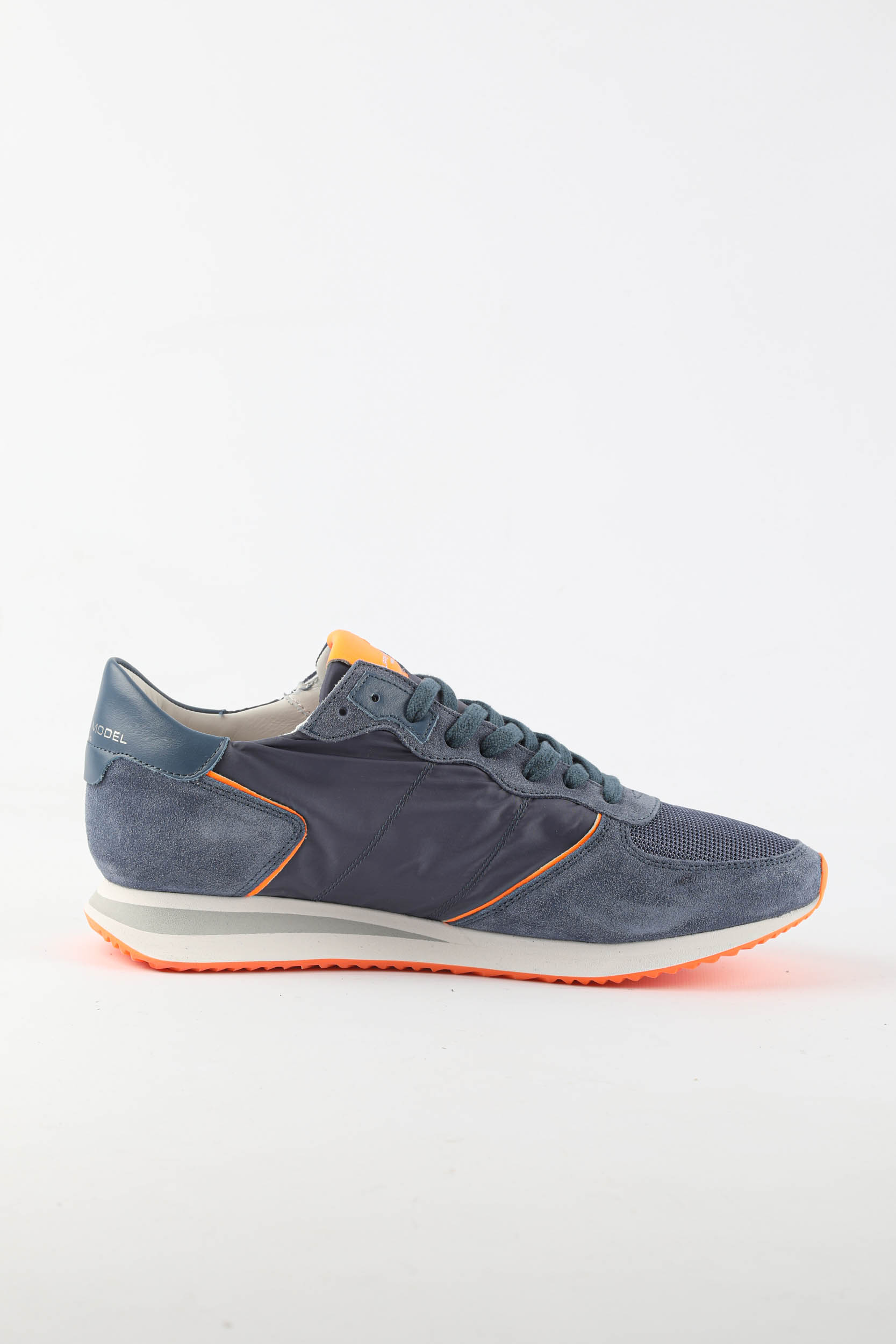 BASKETS PHILIPPE MODEL RUNNING BLEU/ORANGE TZLU-WN36