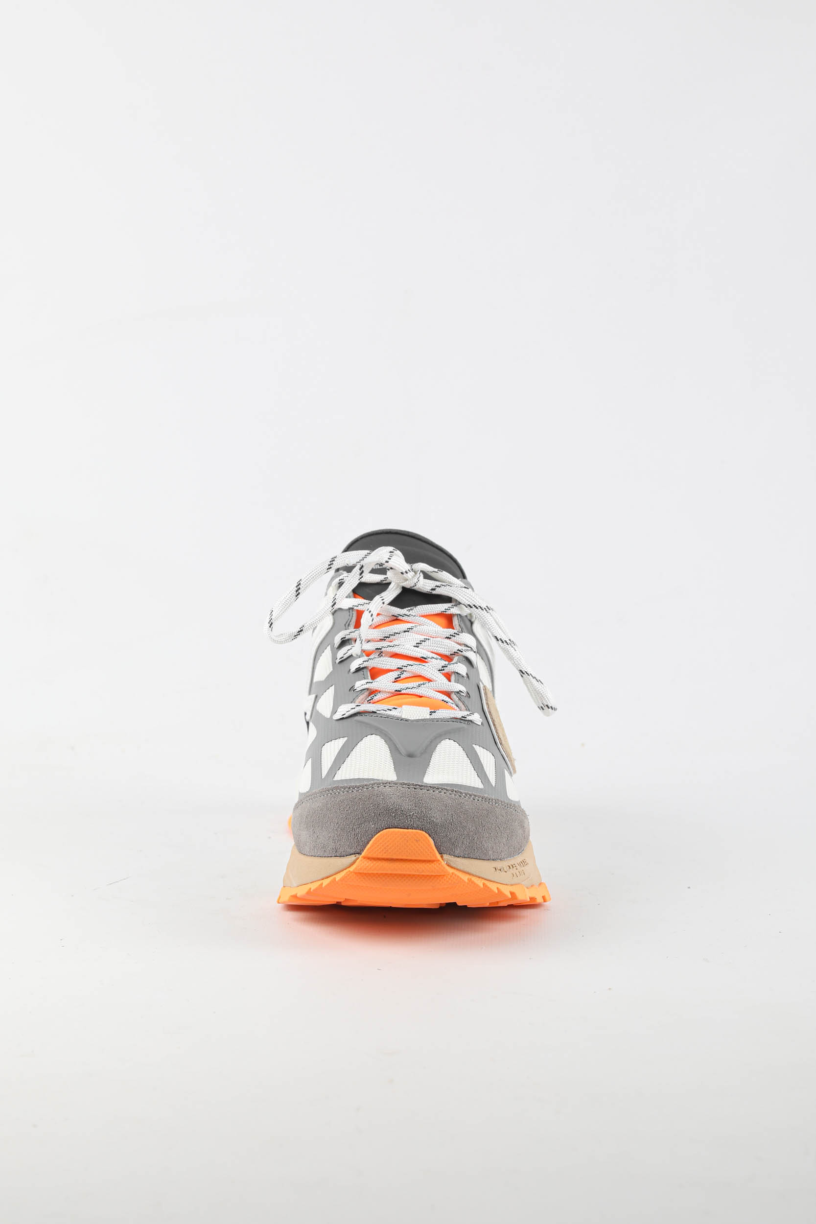 BASKETS PHILIPPE MODEL ROCX GREY ORANGE RXLU-TP02