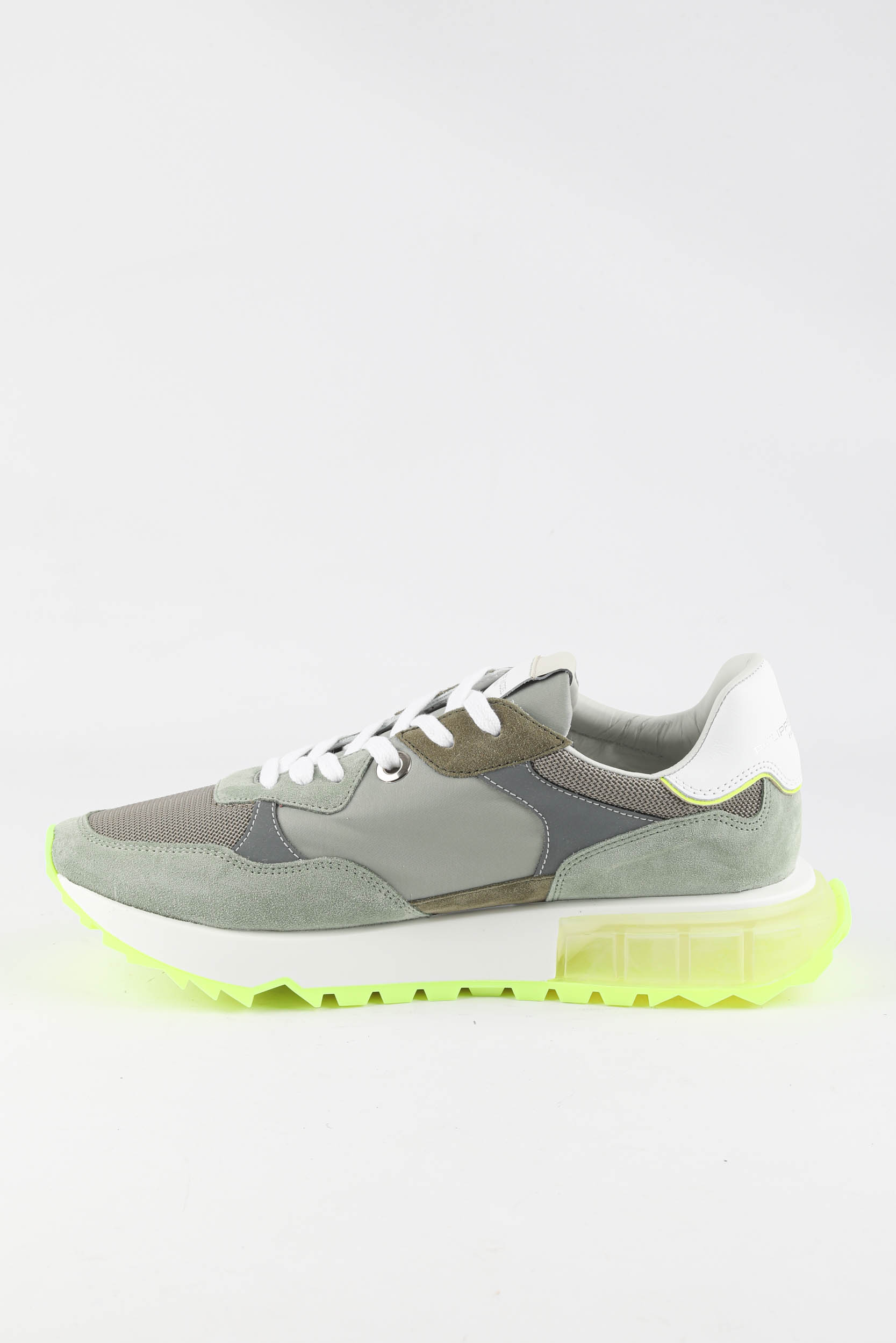 BASKETS PHILIPPE MODEL LA RUE KAKI JAUNE LRLU-WN23