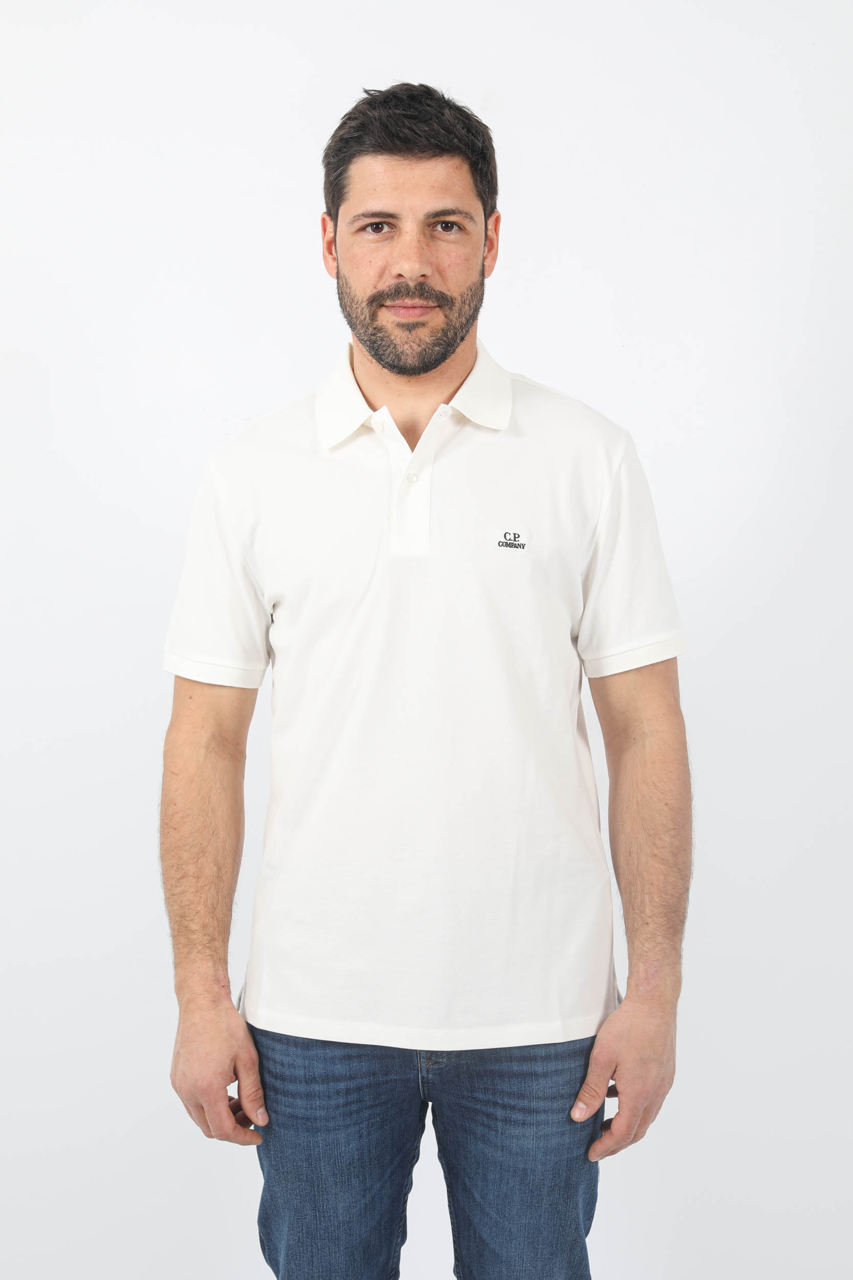 POLO C.P COMPANY BLANC L094A-103