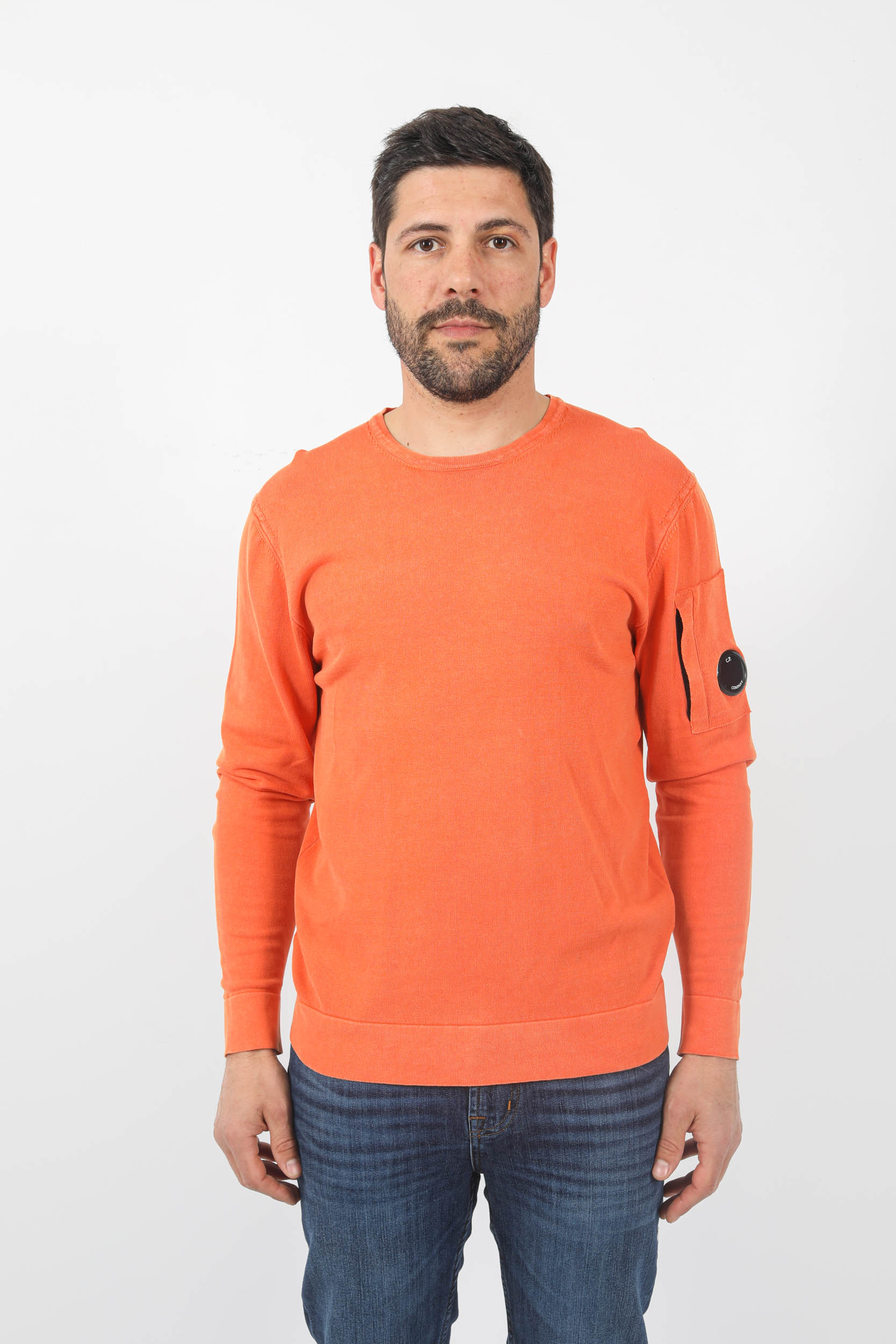 PULL C.P COMPANY EN COTON ORANGE N234A-425