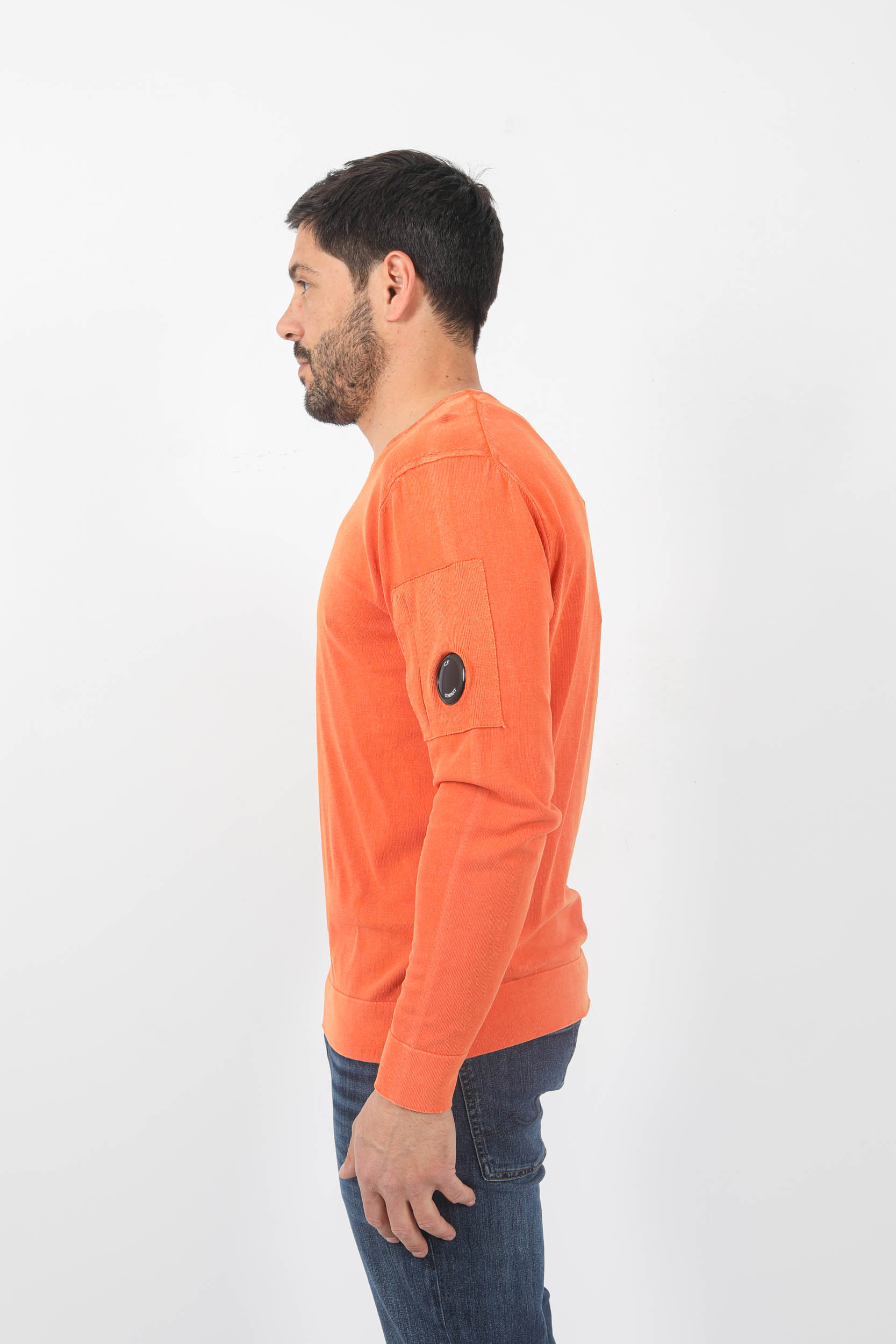 PULL C.P COMPANY EN COTON ORANGE N234A-425