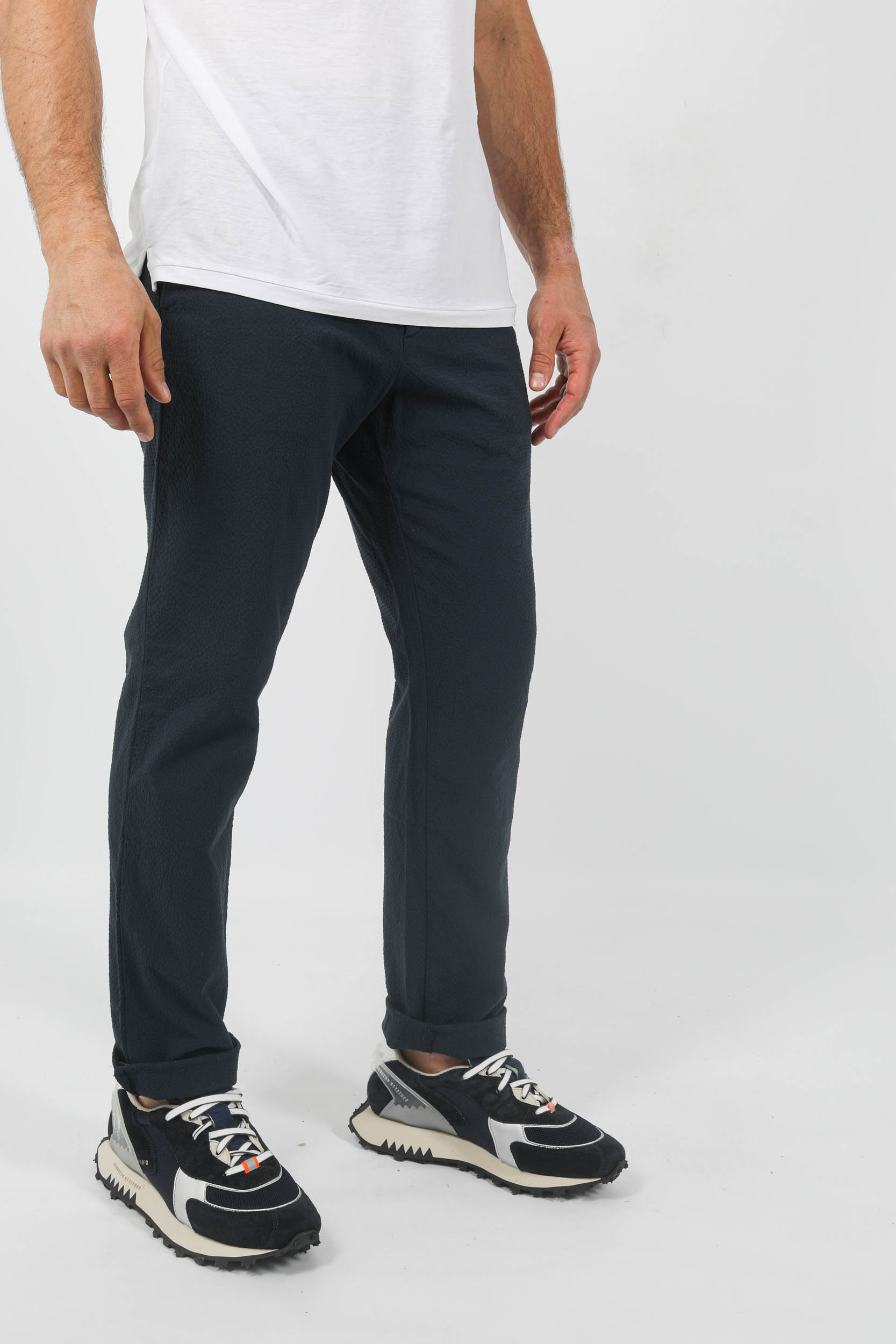 PANTALON NO7 SEERSUCKER MARINE THEODOR-200