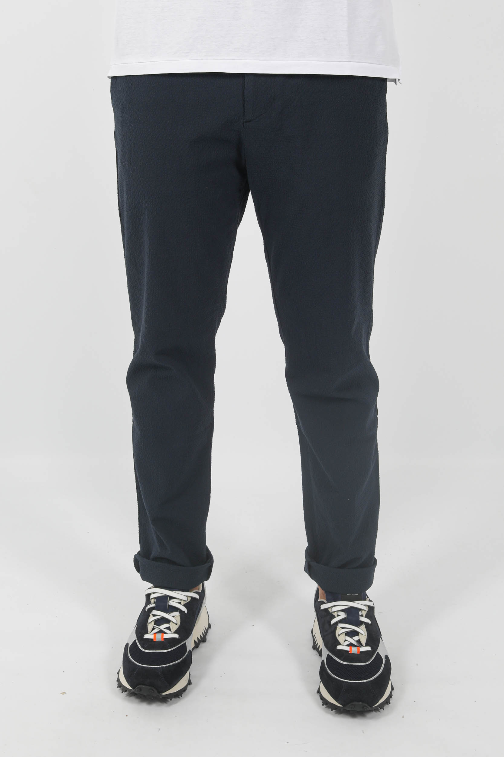 PANTALON NO7 SEERSUCKER MARINE THEODOR-200