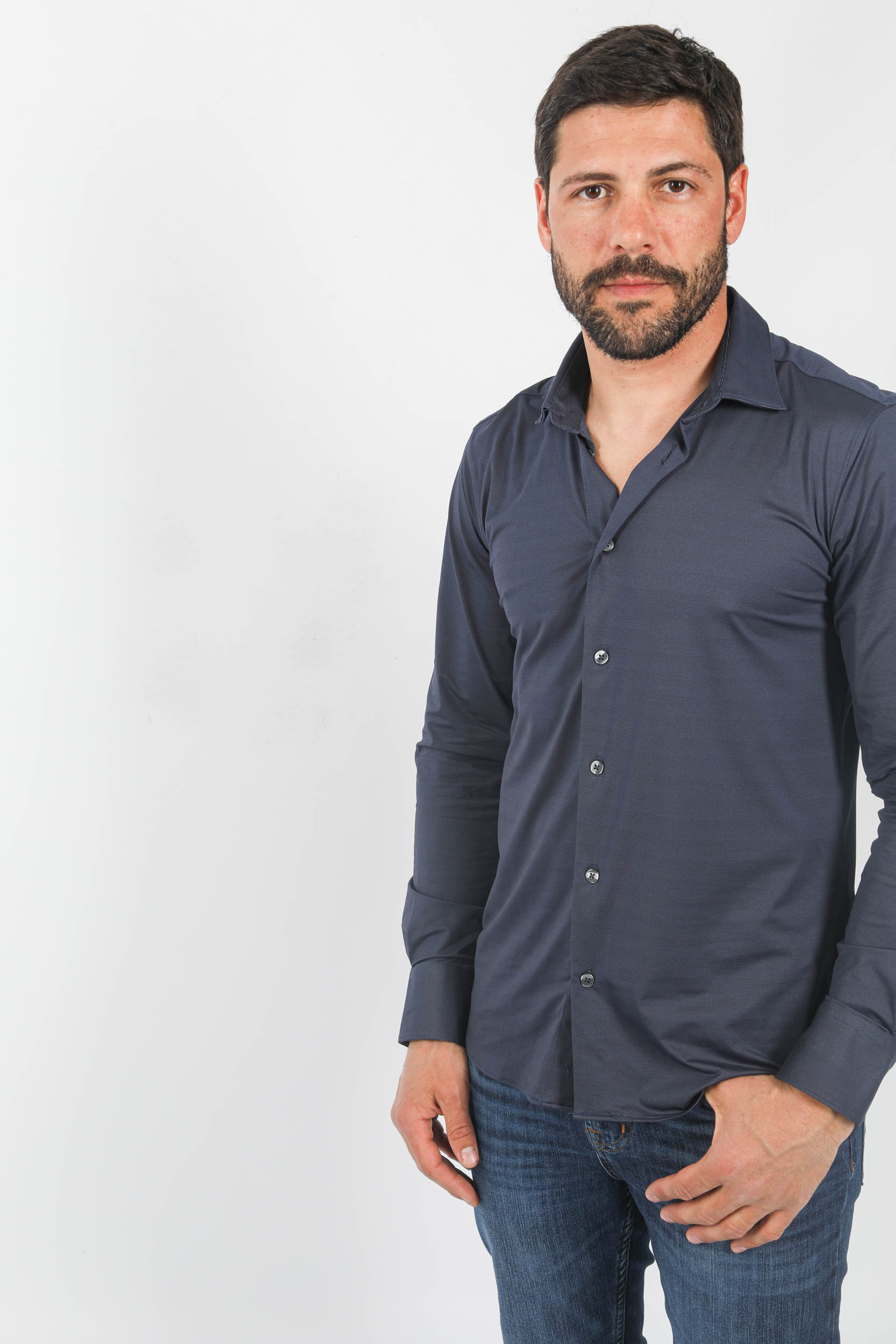 CHEMISE RRD BLEU MARINE 23184-V23