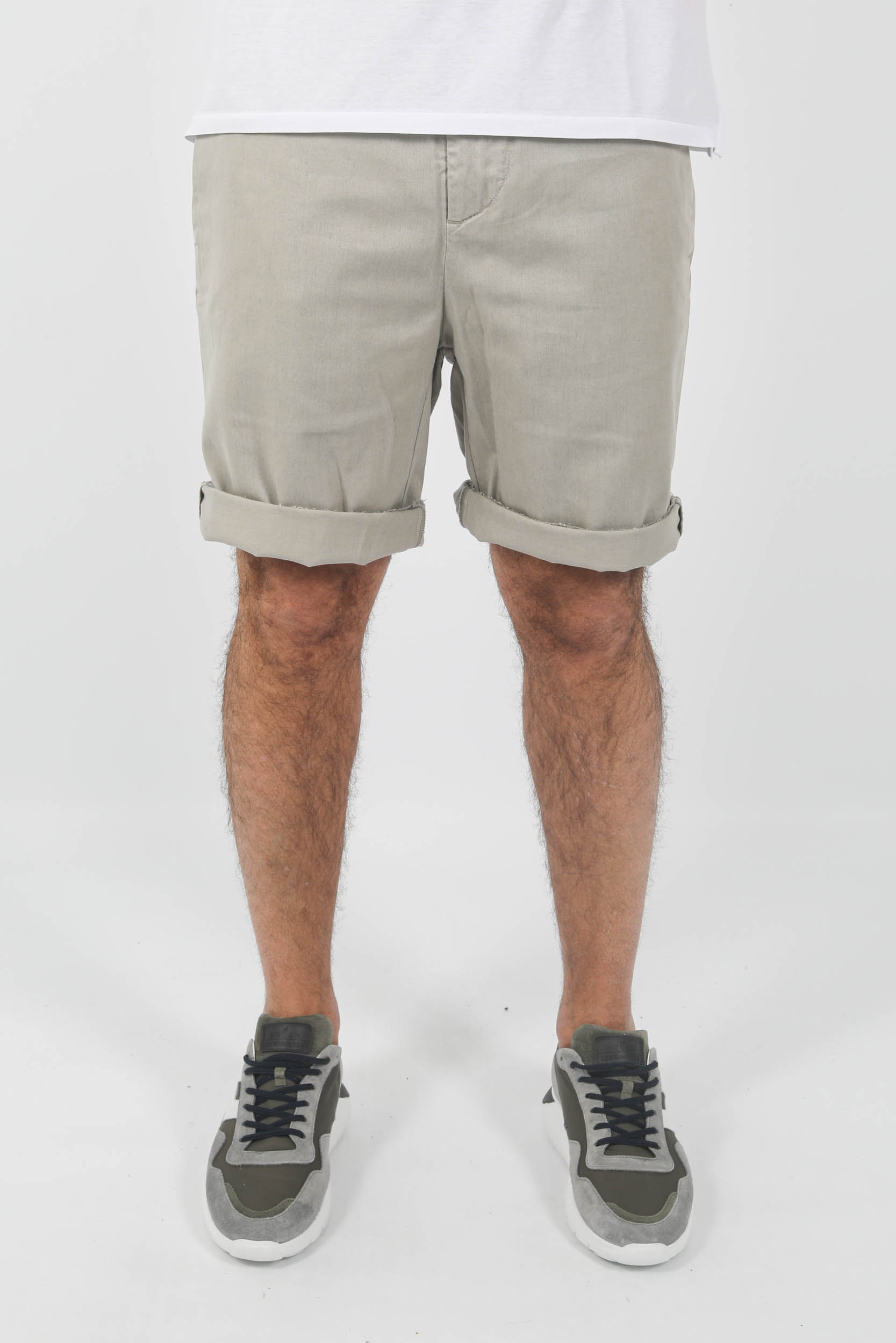 SHORT EN TOILE NNO7 GRIS  THEODOR1365-910