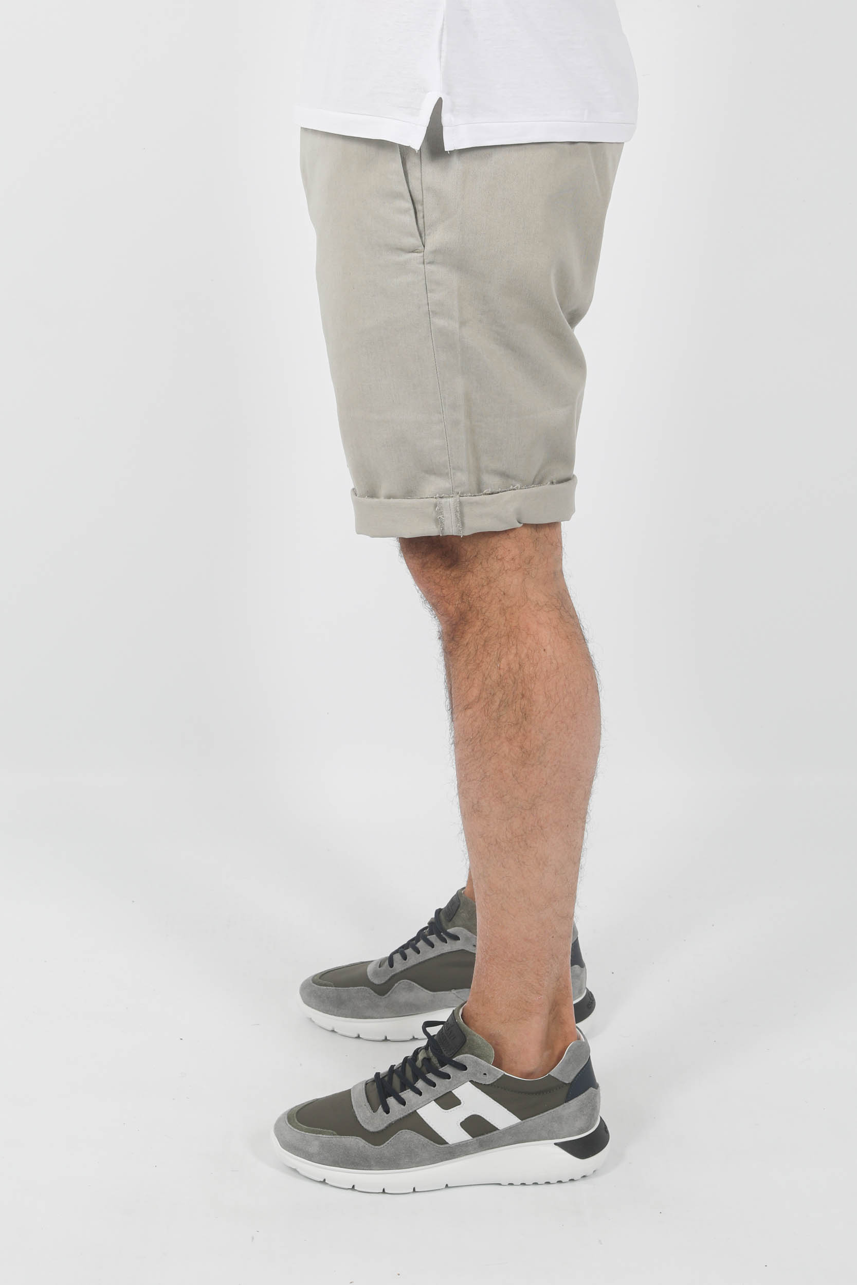 SHORT EN TOILE NNO7 GRIS  THEODOR1365-910