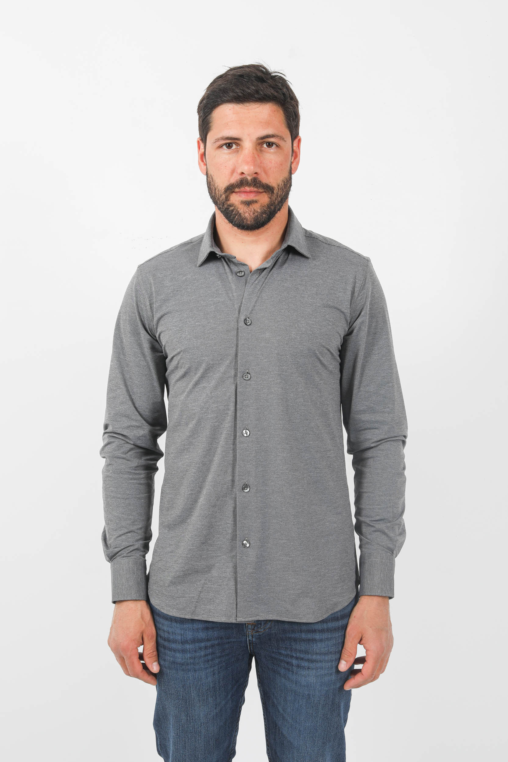 CHEMISE RRD GRISE 23184-V06
